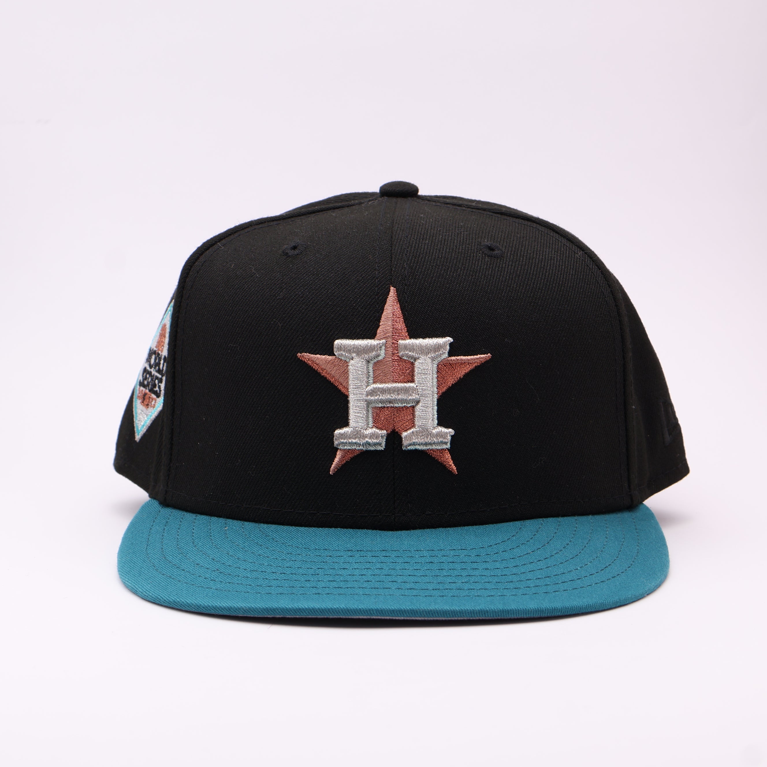 USED 8 Black Houston Astros 2017 World Series 59fifty New Era Fitted Hat Cap