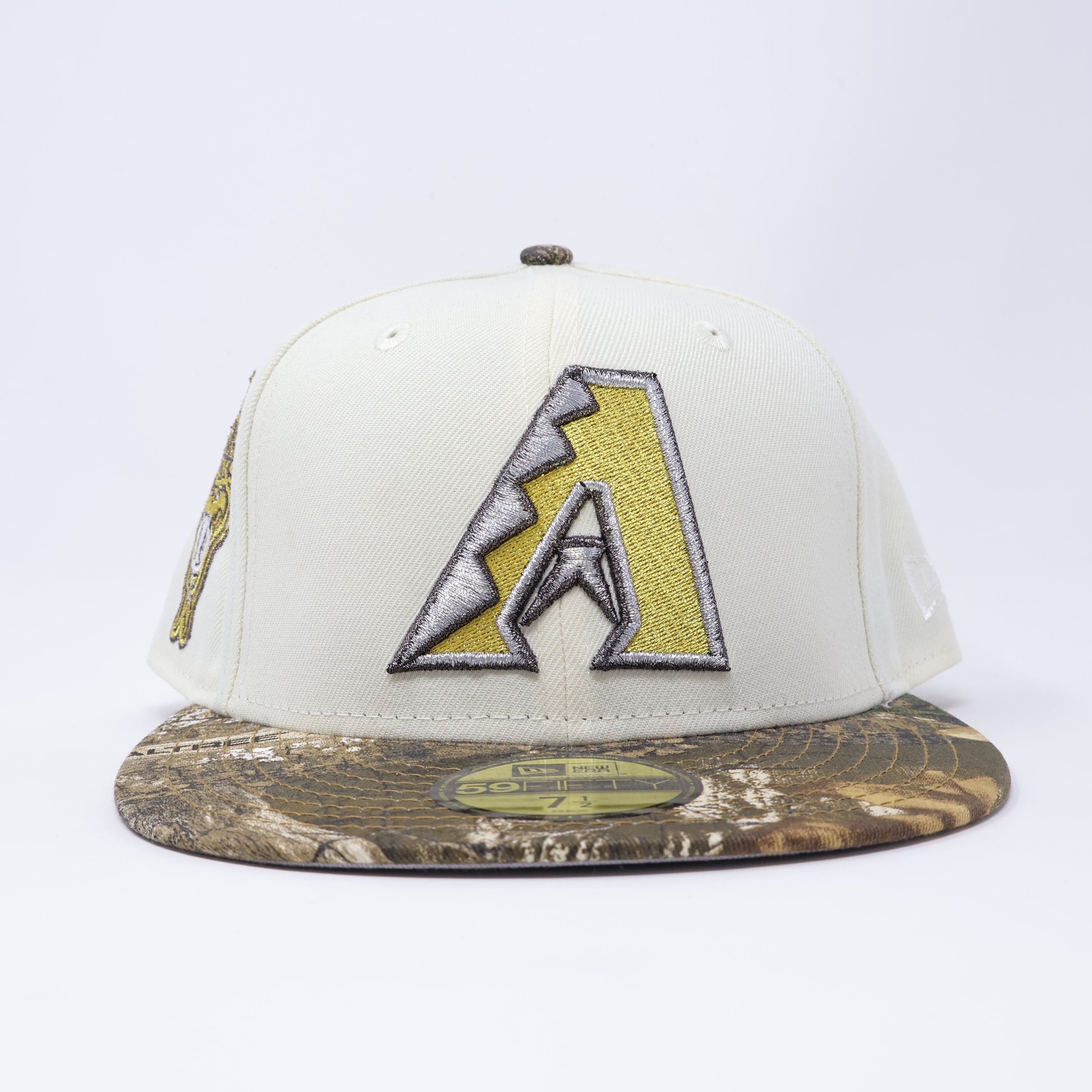 NWT 1/2 Chrome Arizona Diamondbacks 1998 Inaugural  59fifty New Era Fitted Hat Cap