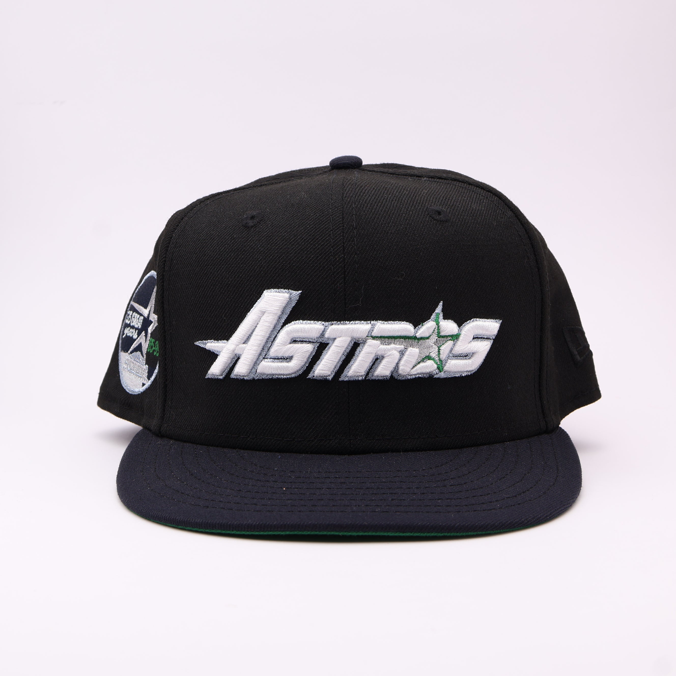 USED 8 Black Houston Astros 35 Great Years 59fifty New Era Fitted Hat Cap