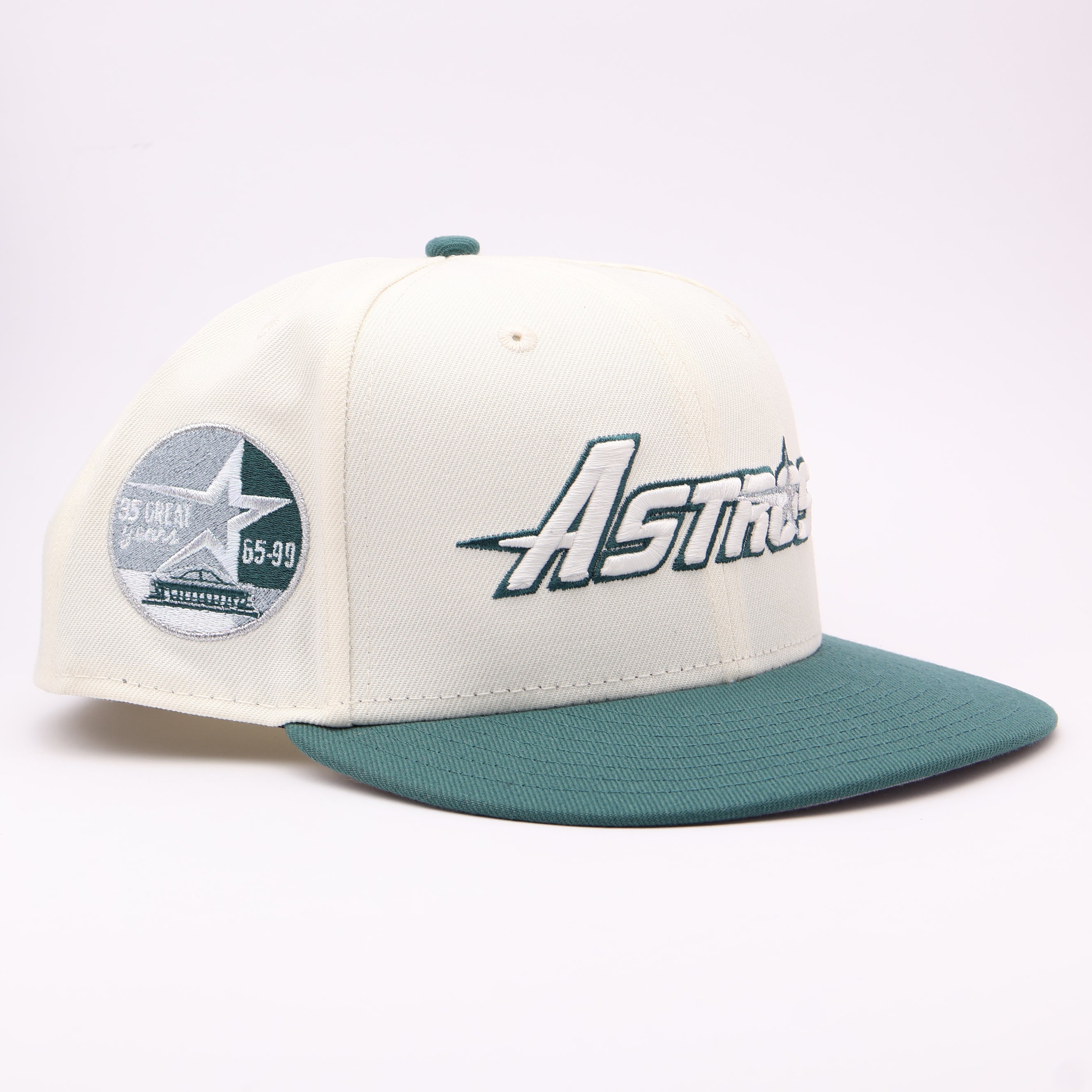 USED 8 Chrome Houston Astros 35 Great Years 59fifty New Era Fitted Hat Cap