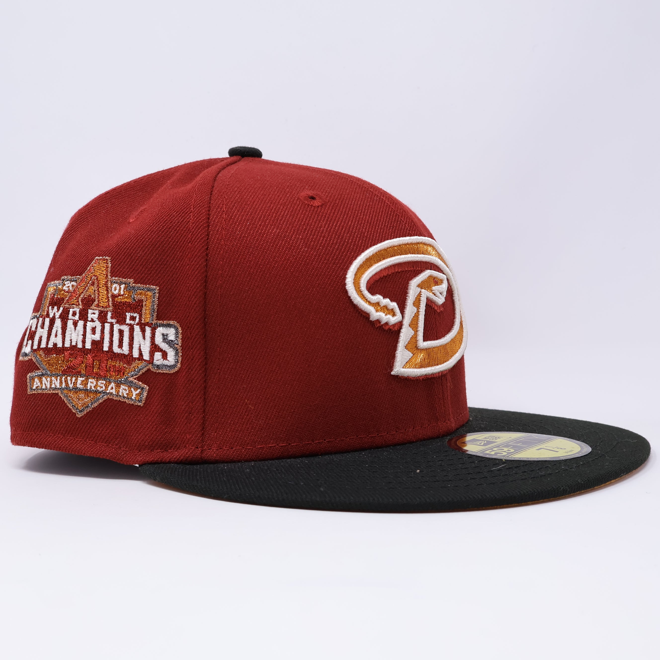7 1/8 NEW Brick Red Arizona Diamondbacks 20 Anniversary 59fifty New Era Fitted Cap