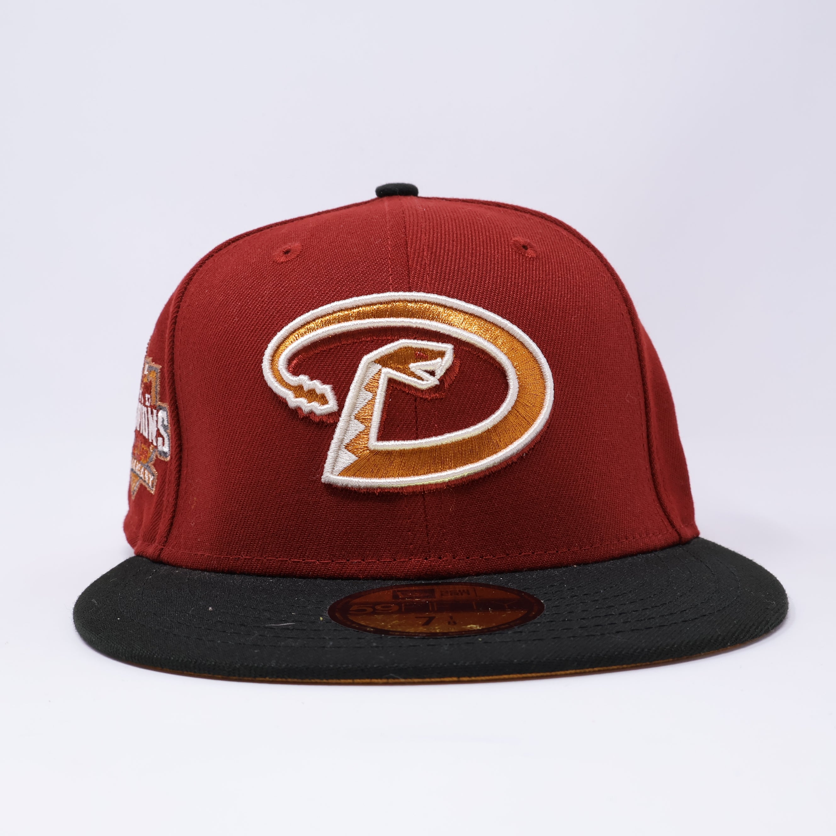 7 1/8 NEW Brick Red Arizona Diamondbacks 20 Anniversary 59fifty New Era Fitted Cap