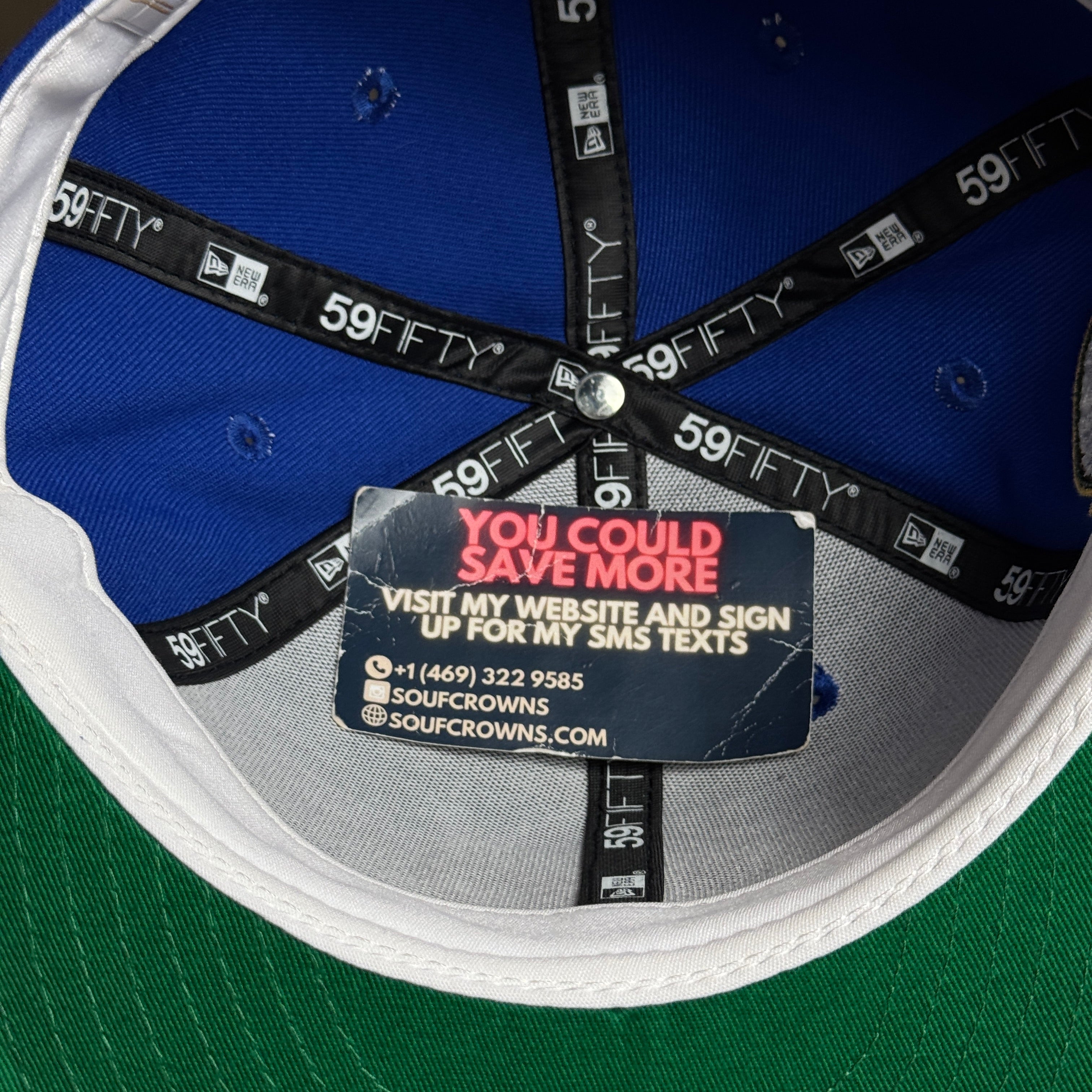 NWT 1/4 Blue Houston Astros 45th Anniversary 59fifty New Era Fitted Hat Cap