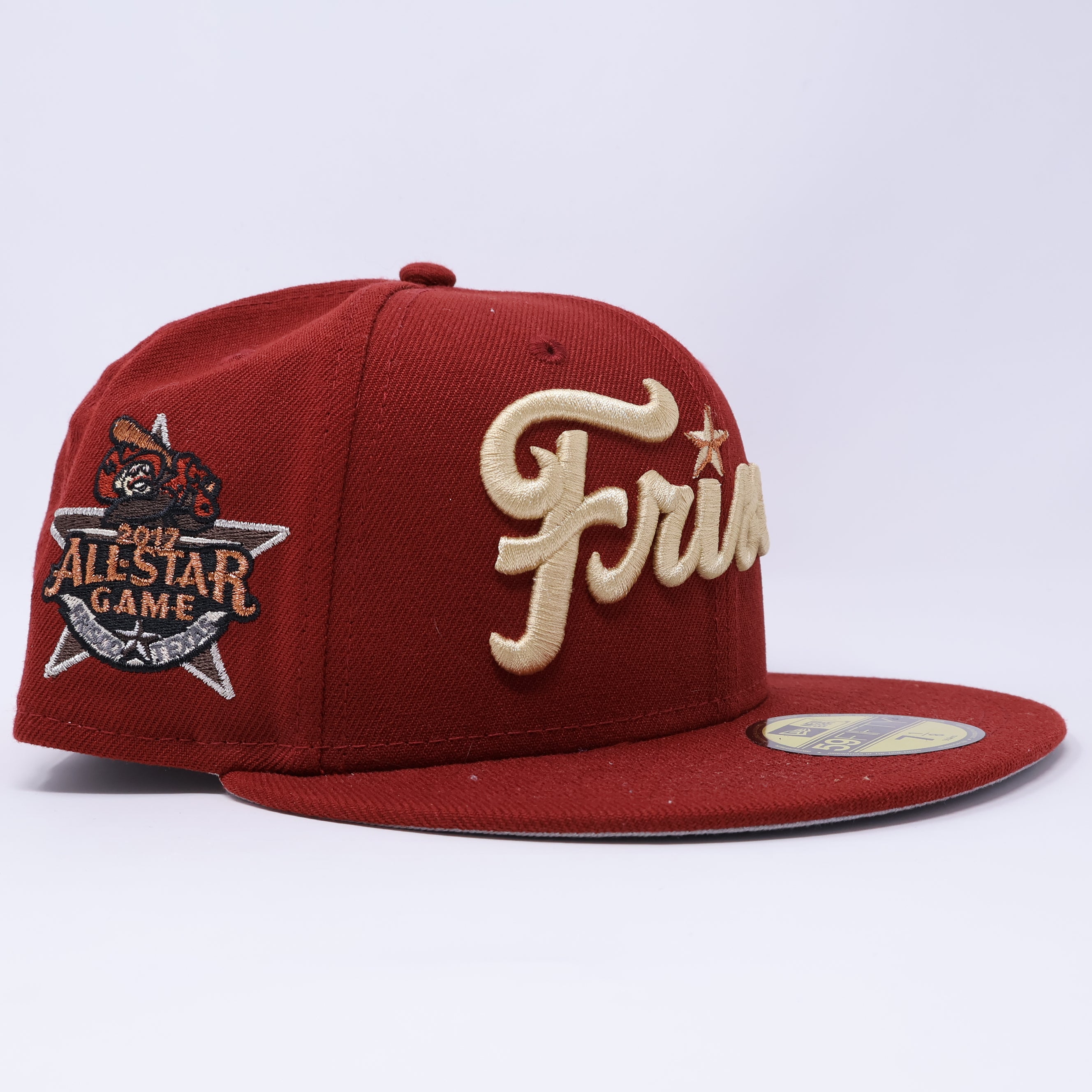NWT Red Frisco RoughRiders All Star Game 59fifty New Era Fitted Hat Cap