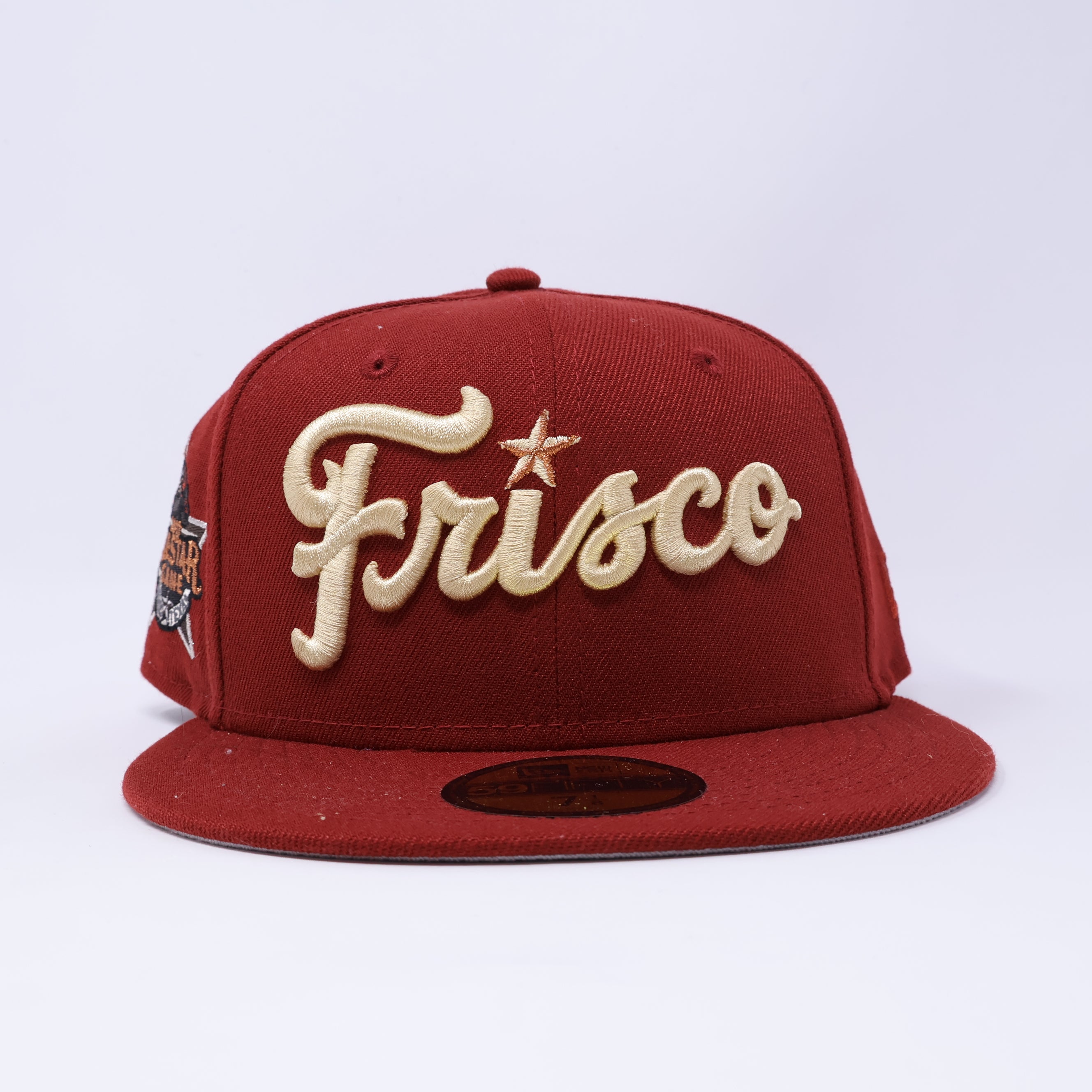 NWT Red Frisco RoughRiders All Star Game 59fifty New Era Fitted Hat Cap