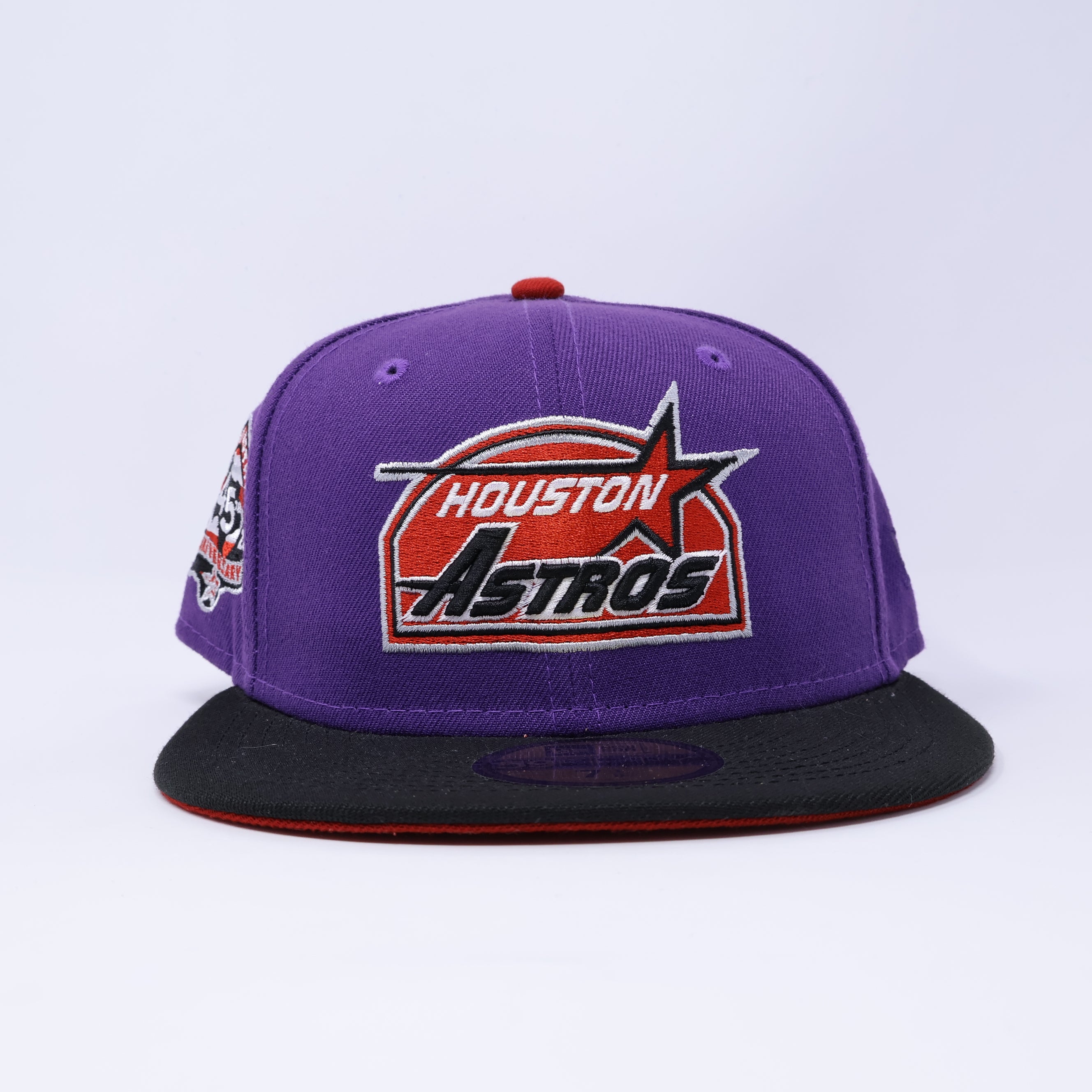 NEW 1/8 Purple Houston Astros 45th Anniversary 59fifty New Era Fitted Hat Cap
