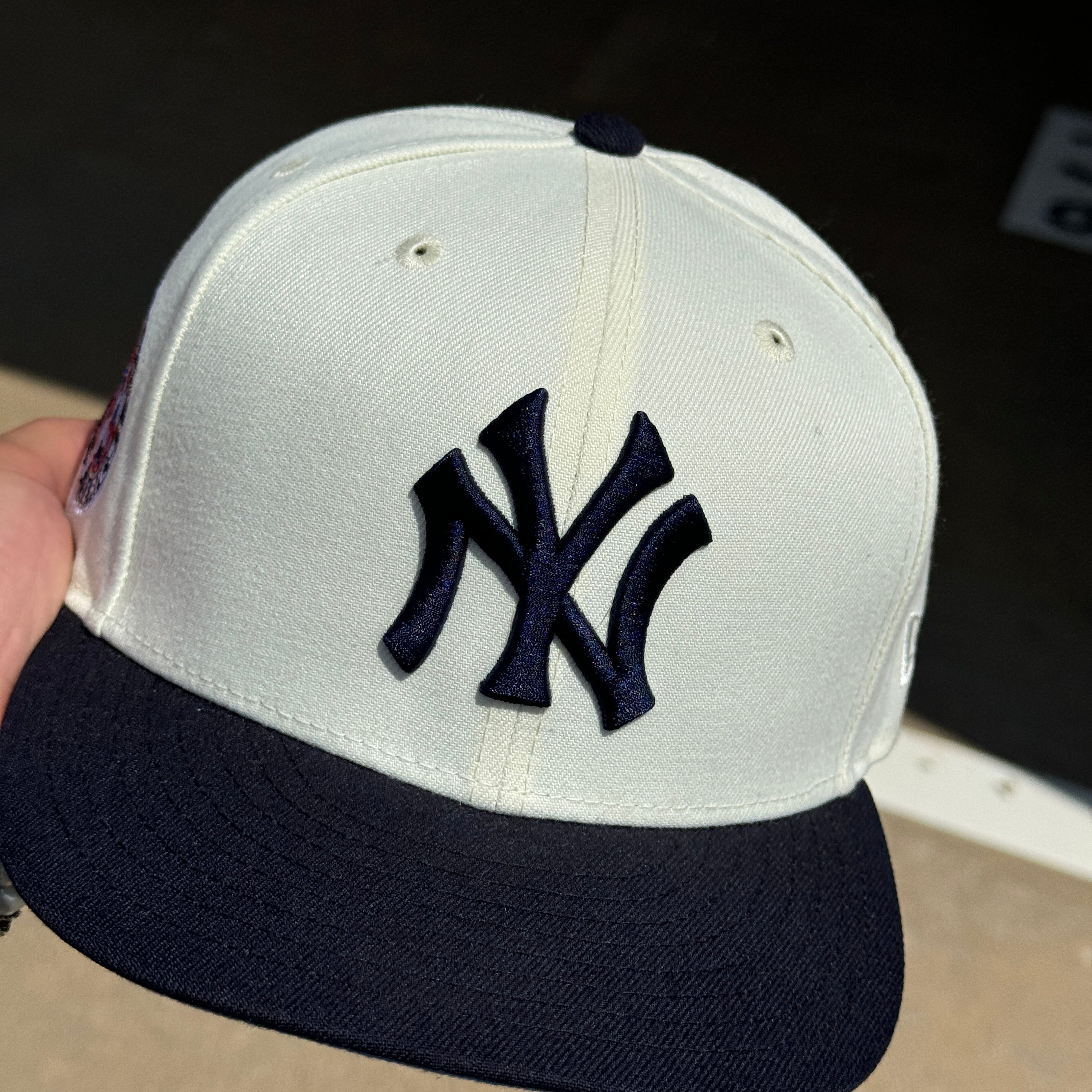USED 1/2 Chrome New York Yankees World Series 1949 59fifty New Era Fitted Hat Cap