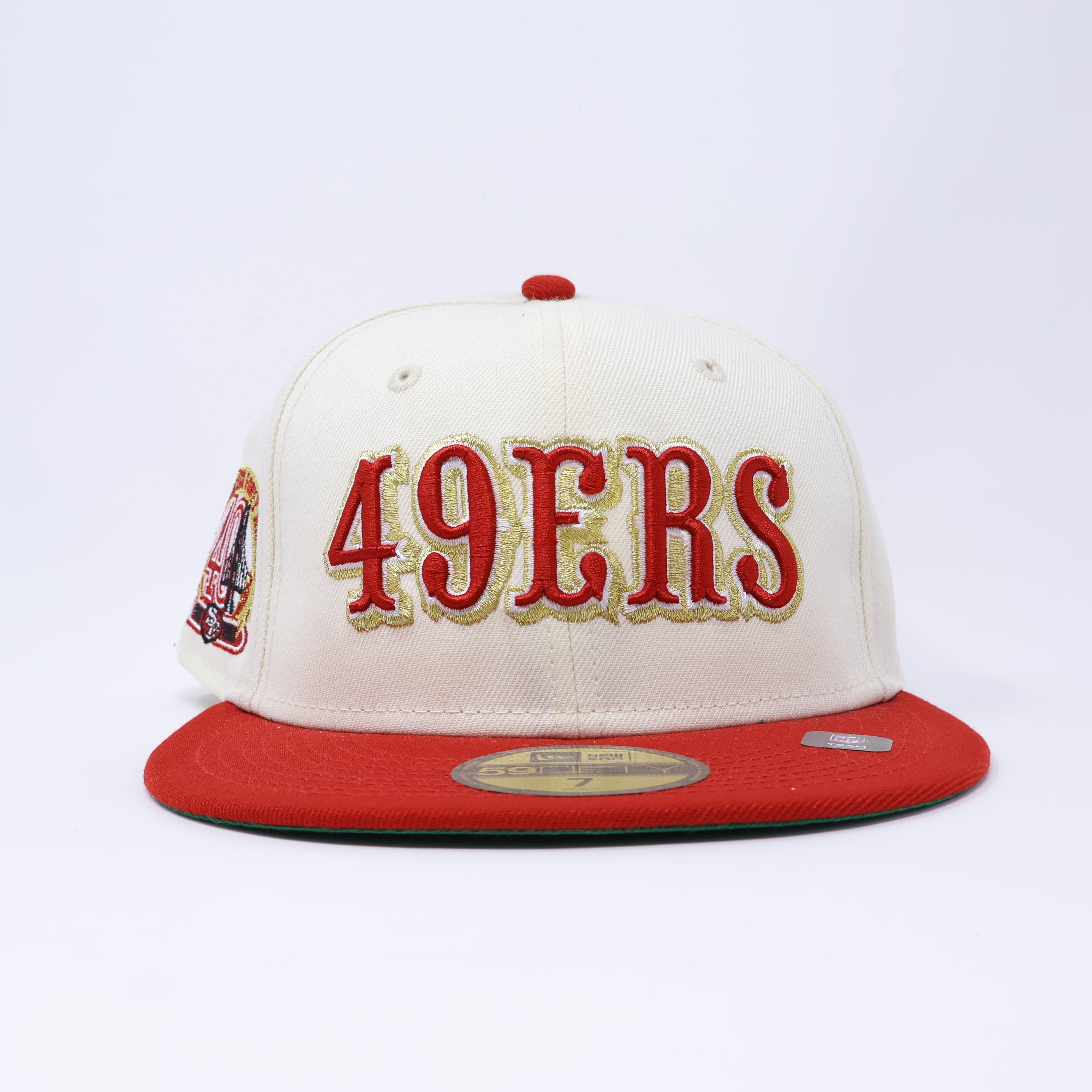 NWT 7 Chrome NFL San Francisco Forty Niners 49ers 59fifty New Era Fitted Hat Cap