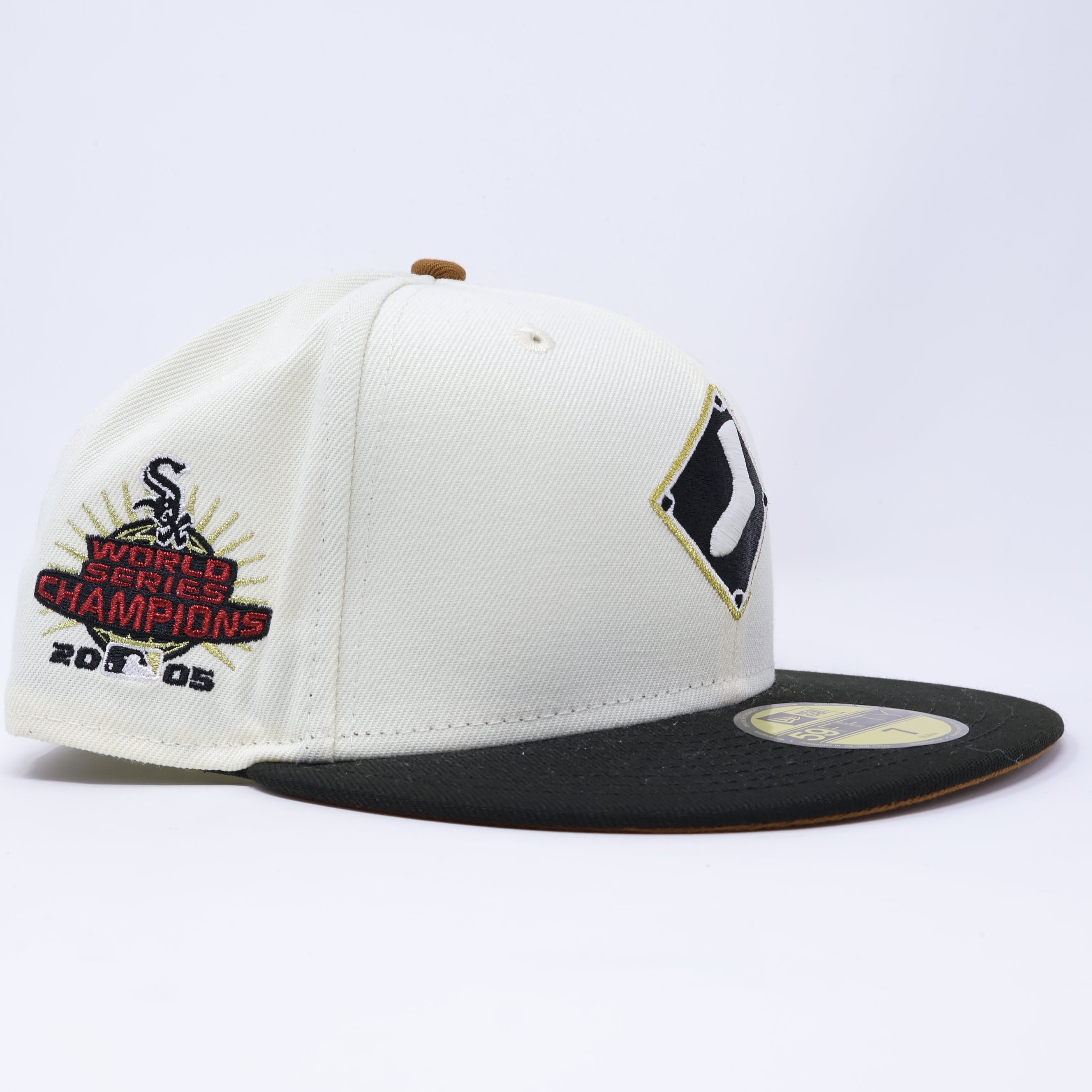 NEW Chrome Chicago White Sox World Series Champions 59fifty New Era Fitted Hat Cap