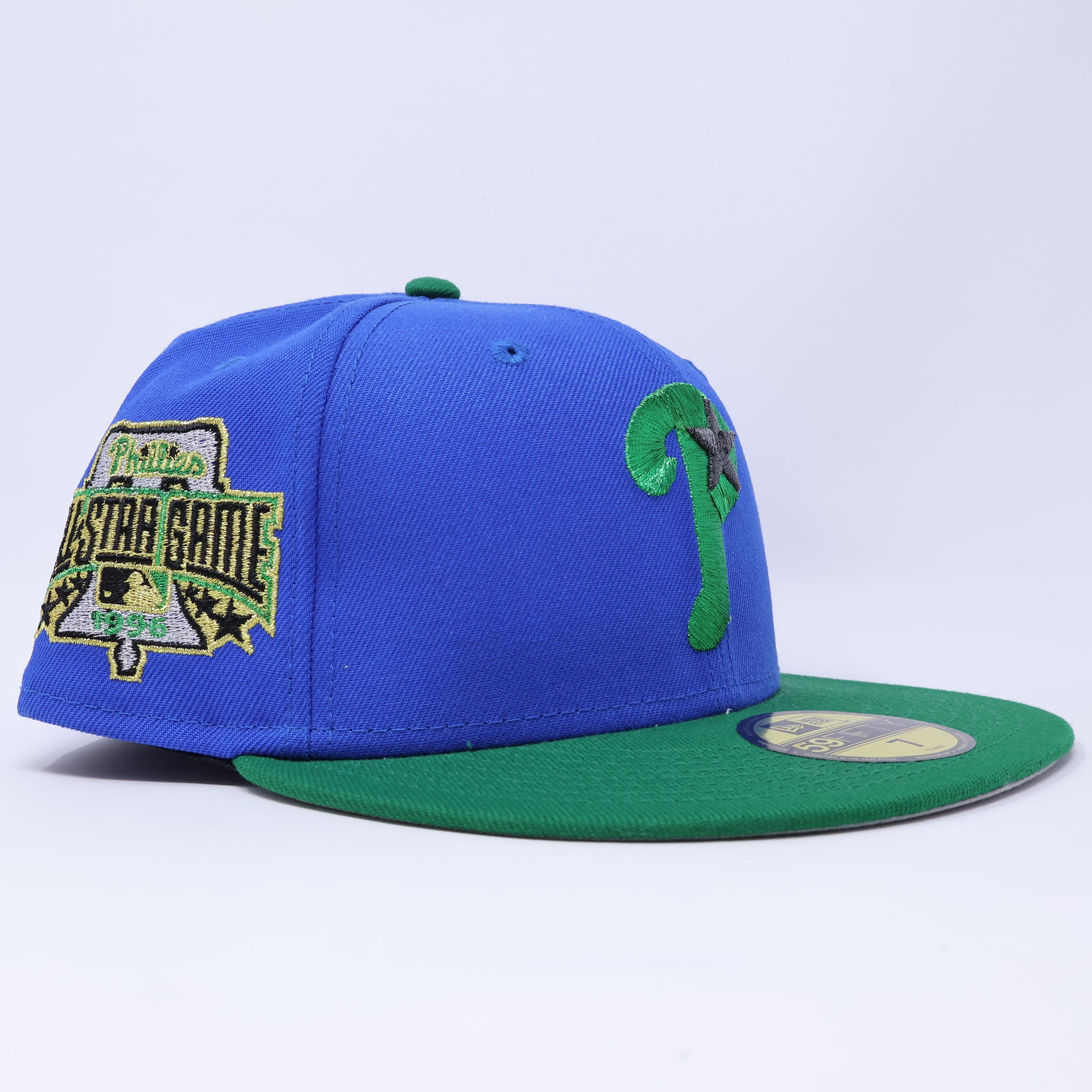 NWT 7 Blue Philadelphia Phillies 1996 All Star Game 59fifty New Era Fitted Hat Cap