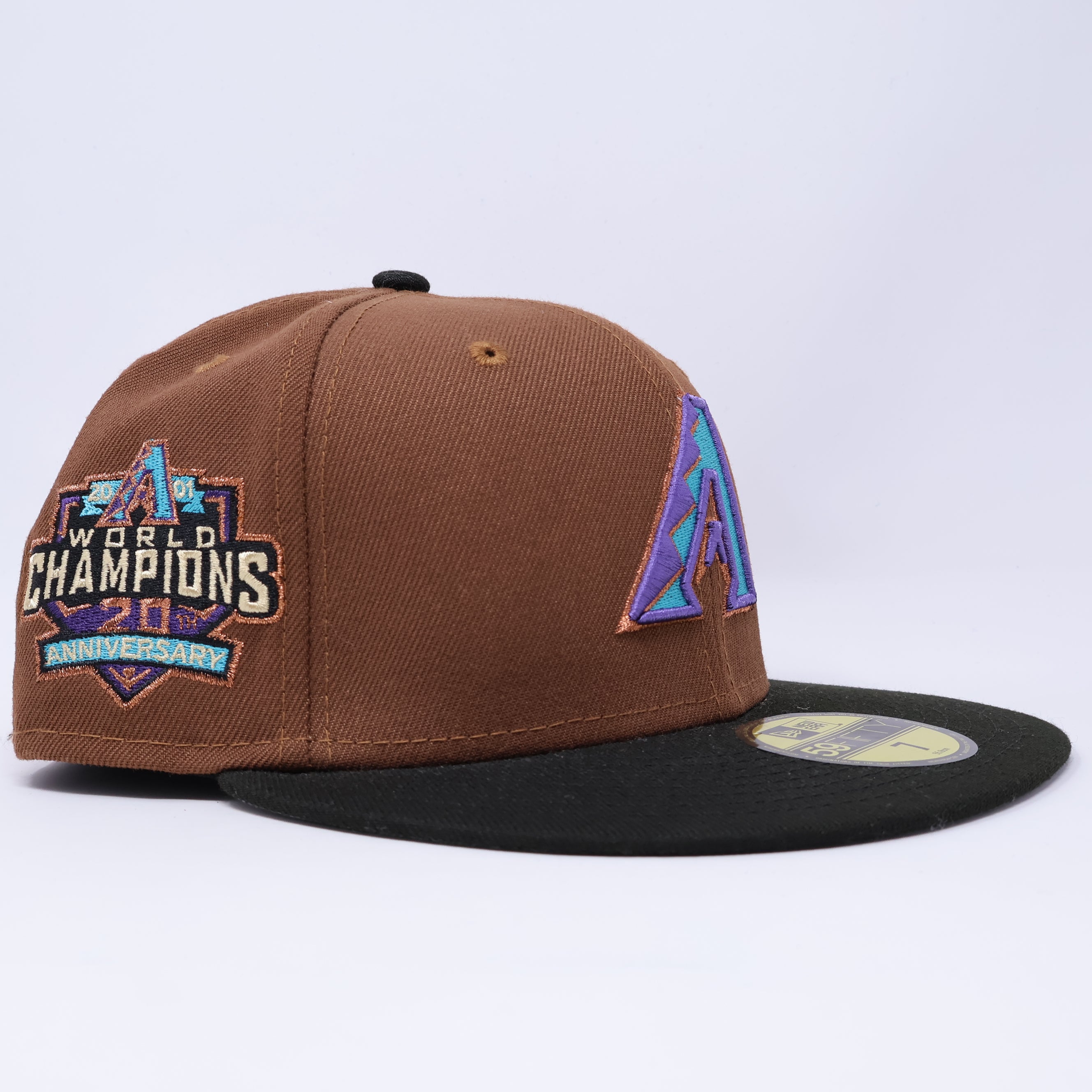 NWT 7 Brown Arizona Diamondbacks 20th Anniversary 59fifty New Era Fitted Hat Cap