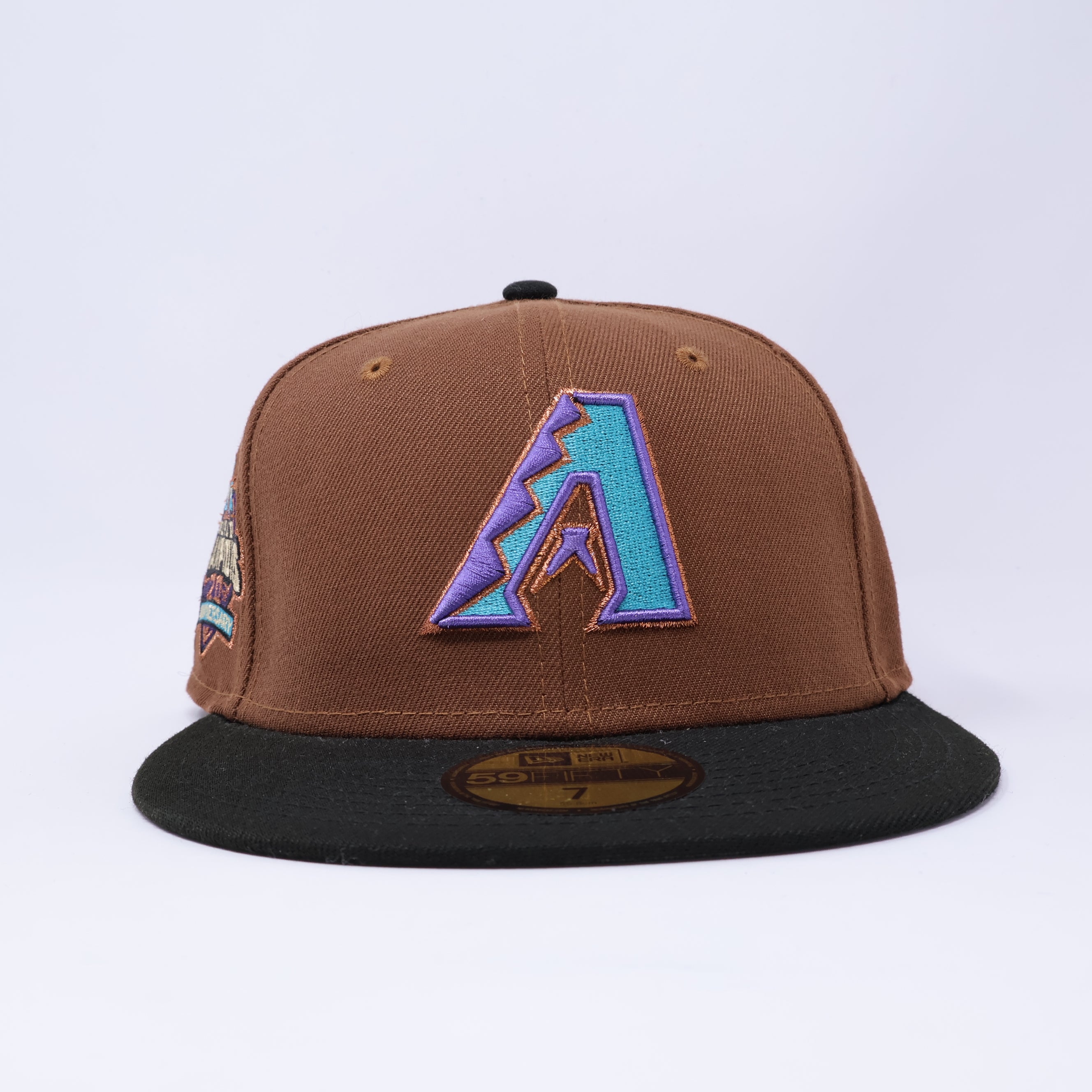 NWT 7 Brown Arizona Diamondbacks 20th Anniversary 59fifty New Era Fitted Hat Cap