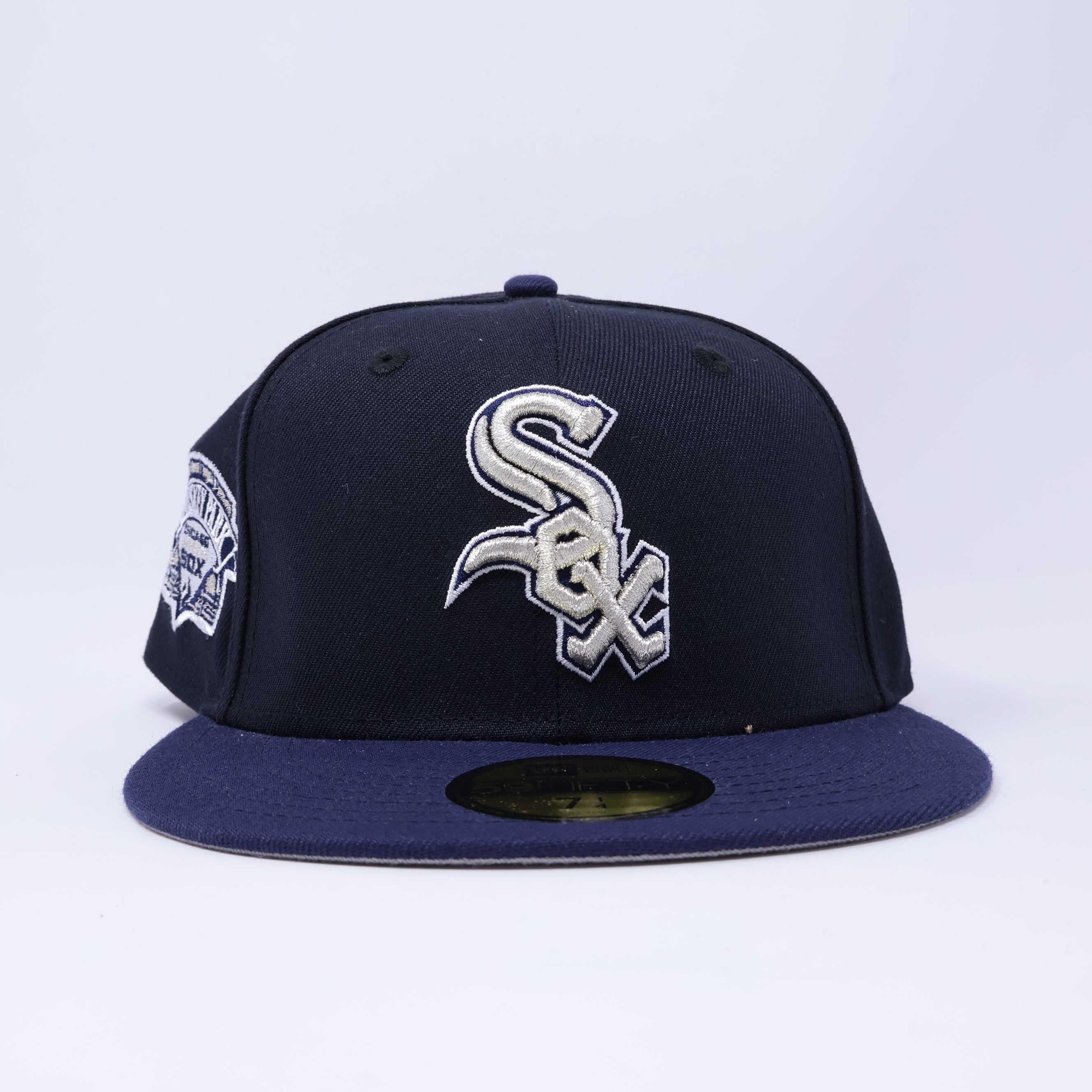 NEW 1/2 Navy Chicago White Sox Comiskey Park 59fifty New Era Fitted Hat Cap