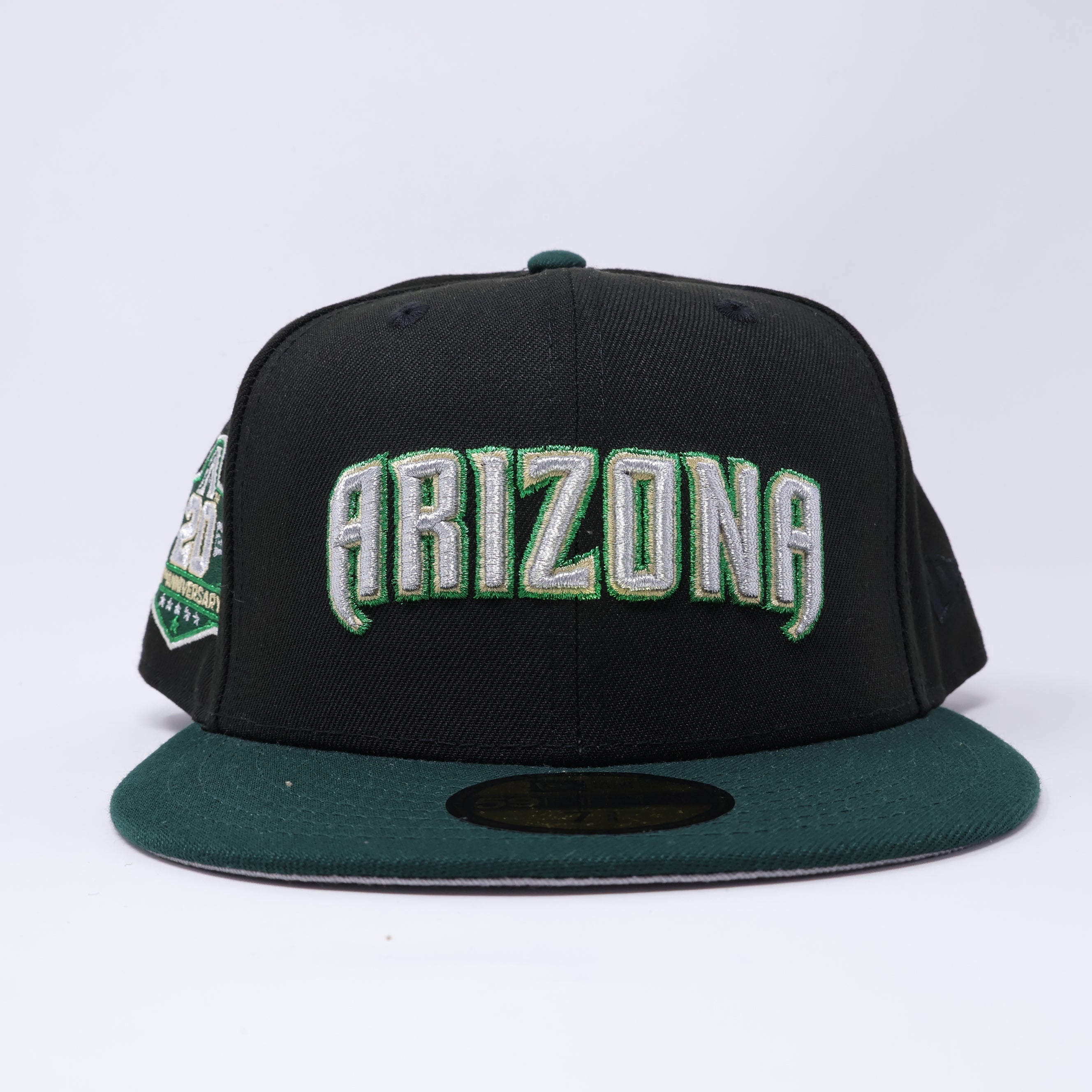 NEW Black Arizona Diamondbacks 20th Anniversary 59fifty New Era Fitted Hat Cap