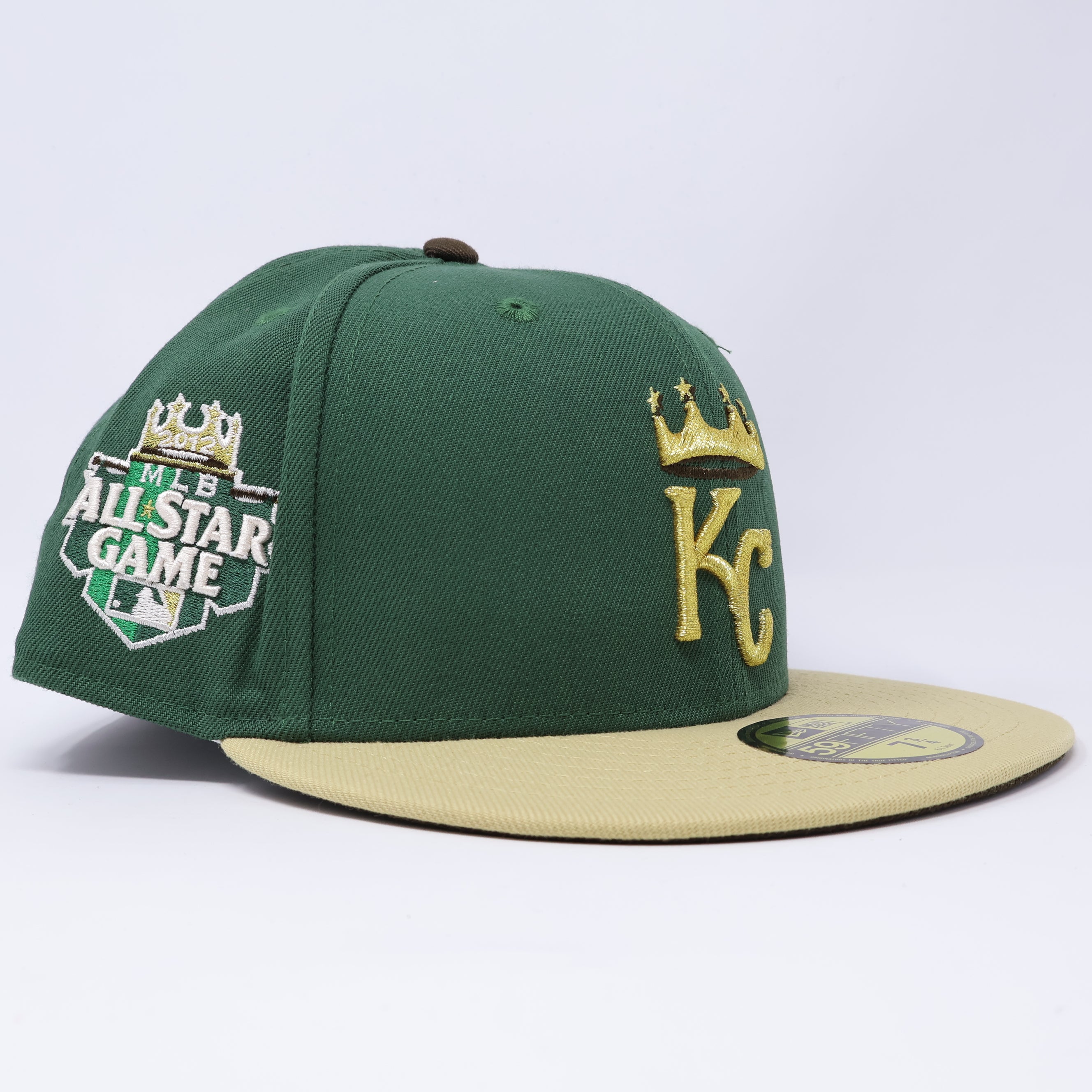 NEW Green Kansas City Royals 2012 All Star Game 59fifty New Era Fitted Hat Cap