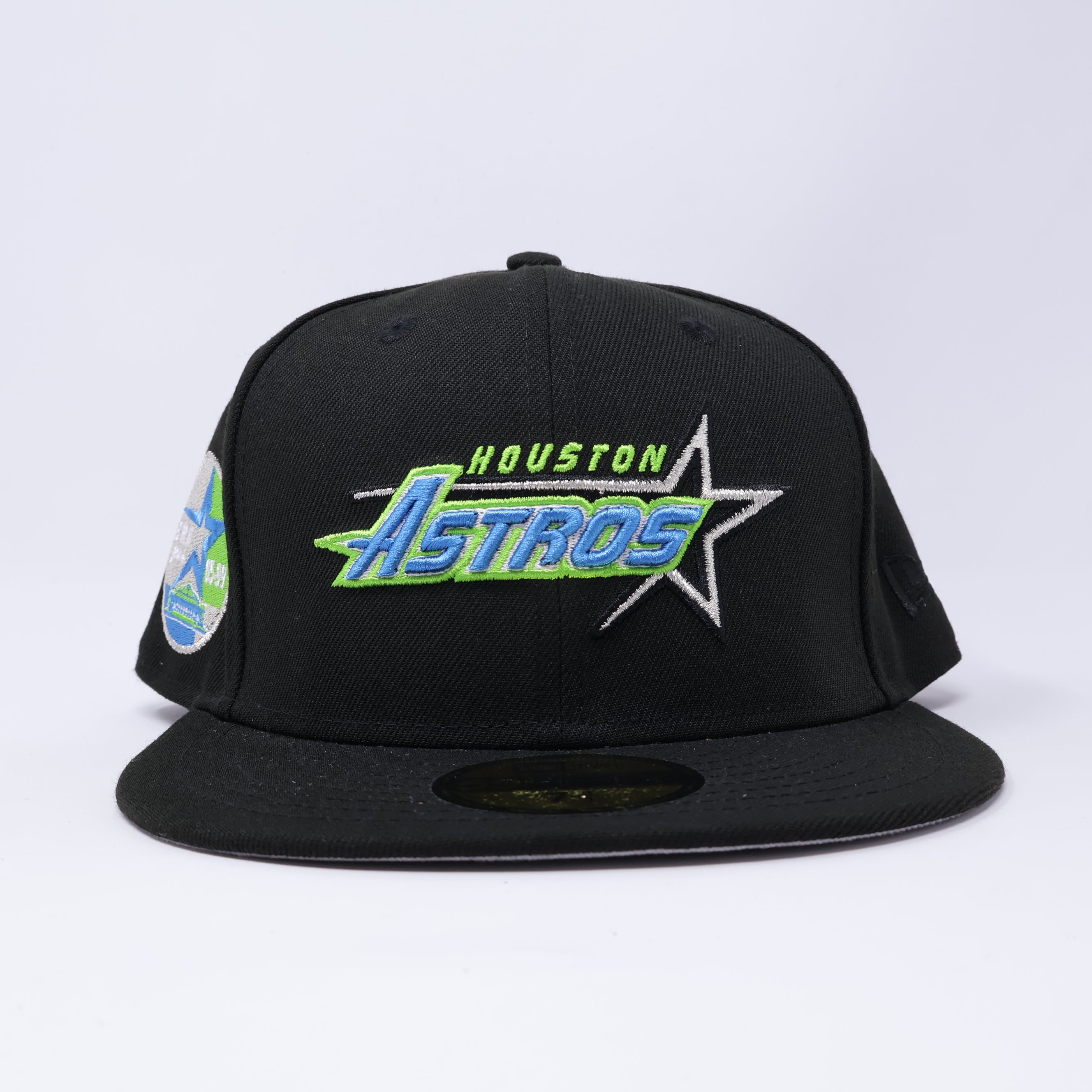 NEW 3/4 Black Houston Astros 35 Great Years 59fifty New Era Fitted Hat Cap