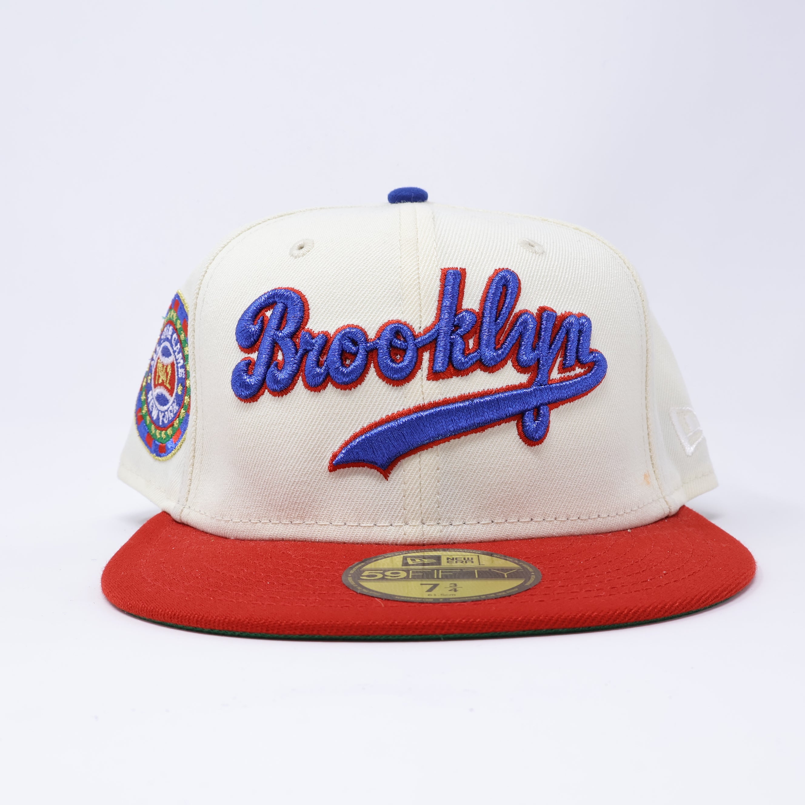 NWT 3/4 Chrome Brooklyn Dodgers 1942 All Star Game 59fifty New Era Fitted Hat Cap