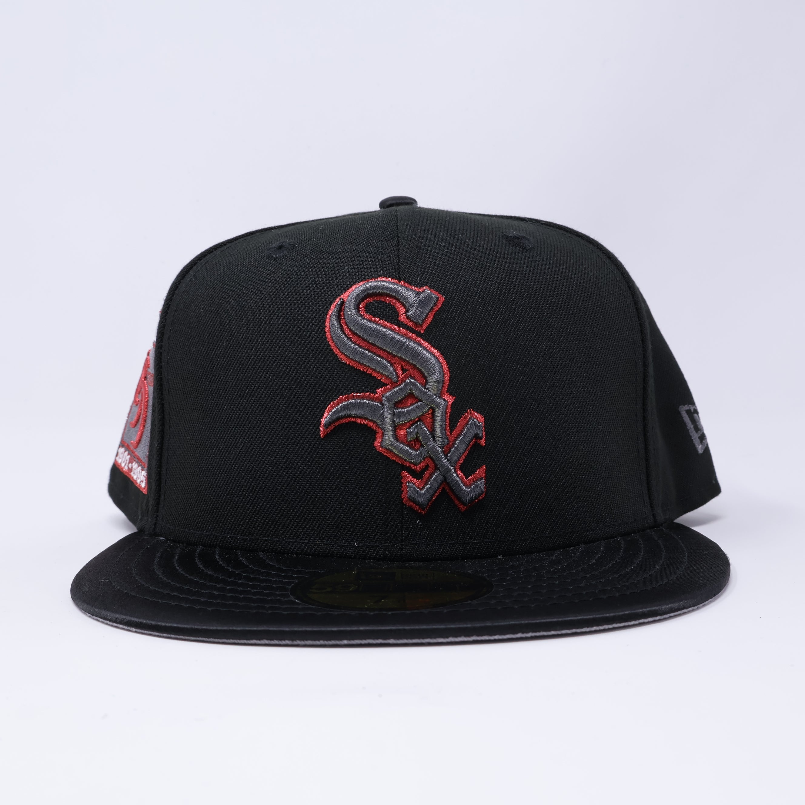 NEW Black Chicago White Sox 95 Years 59fifty New Era Fitted Hat Cap