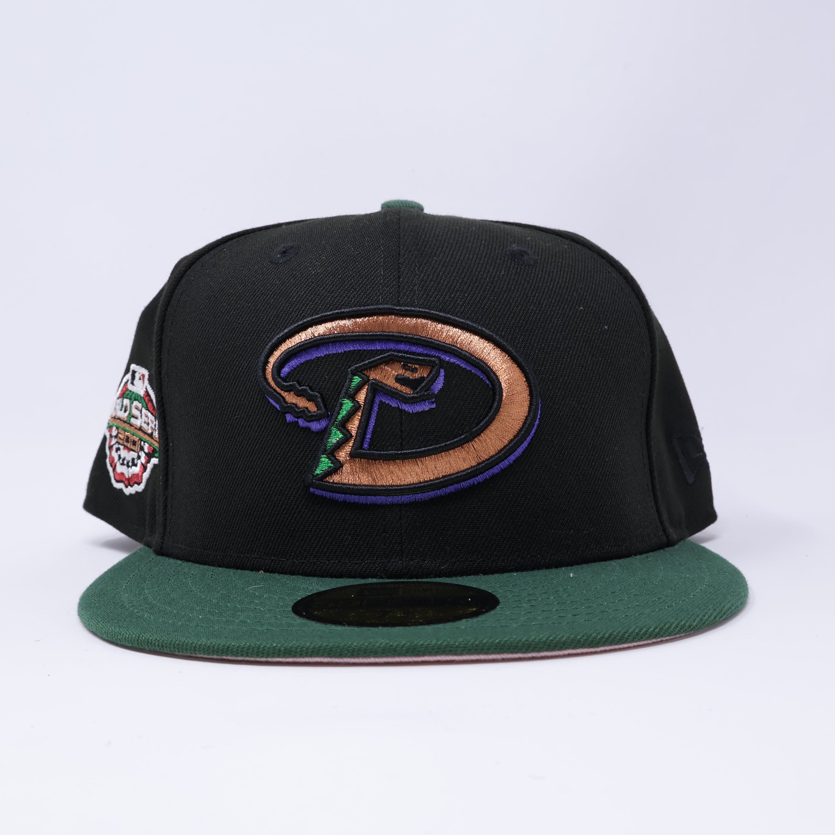 NWT 3/4 Black Arizona Diamondbacks 2001 World Series 59fifty New Era Fitted Hat Cap