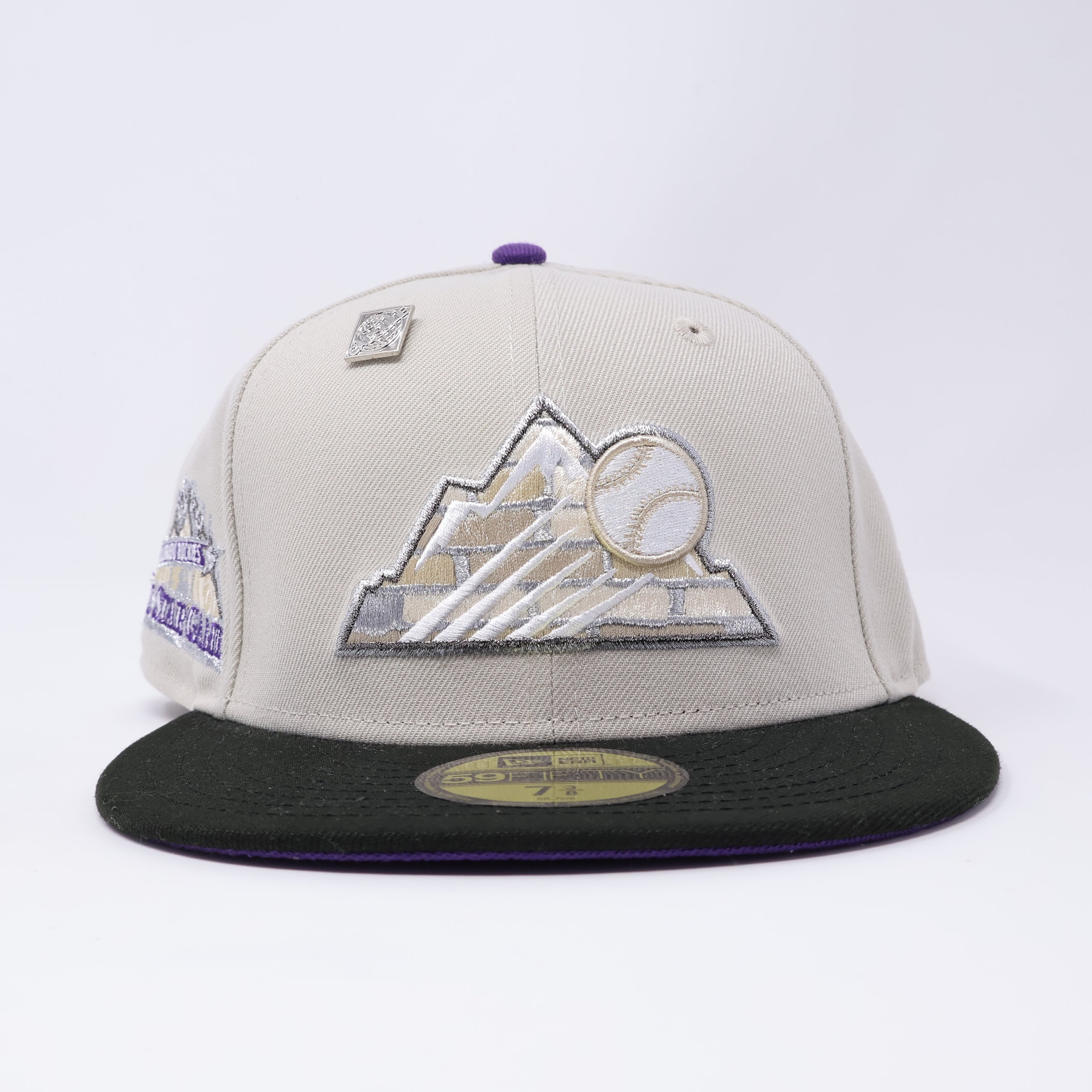 NWT 3/8 Stone Colorado Rockies 1998 All Star Game Capsule 59fifty New Era Fitted Hat Cap