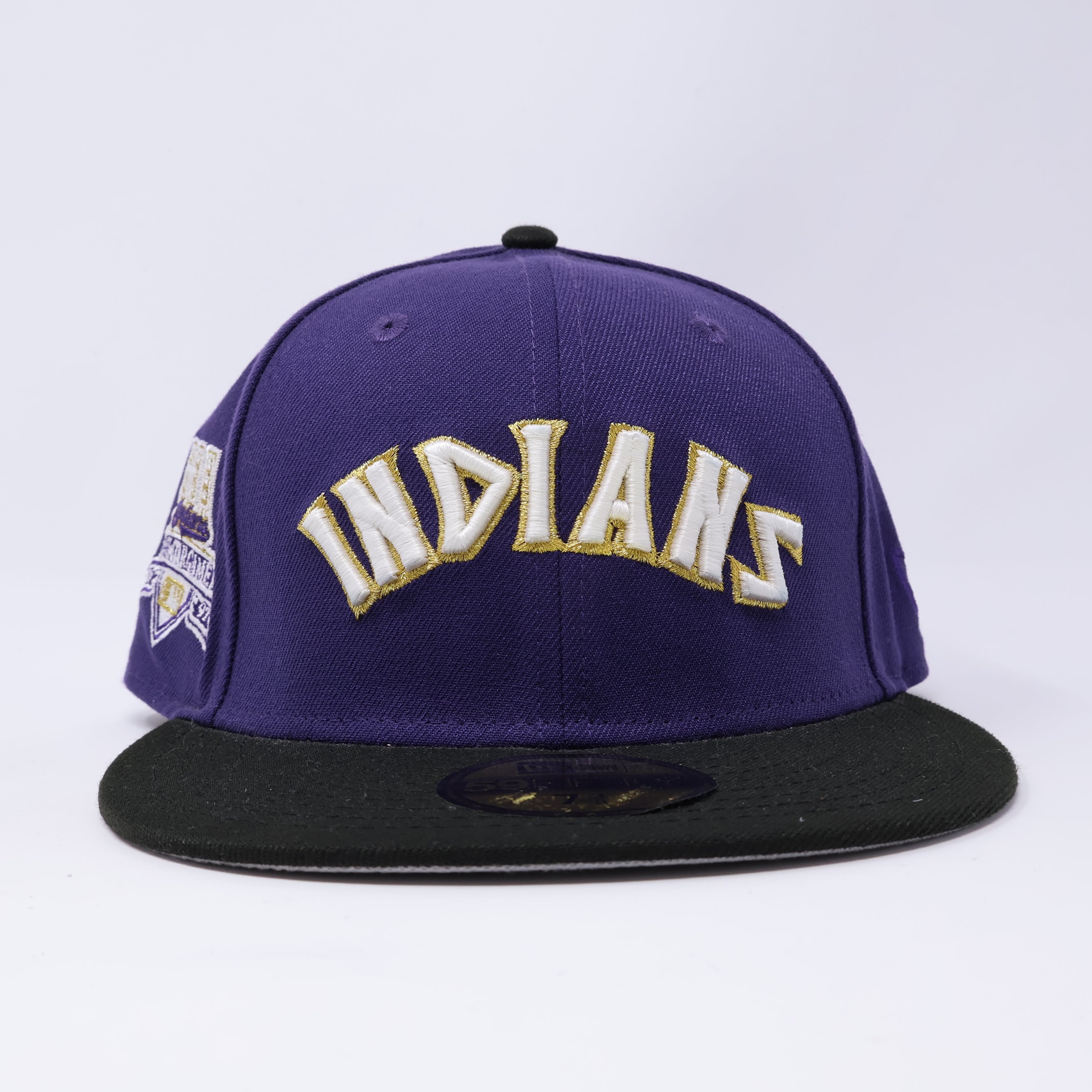 NEW 3/8 Purple Cleveland Indians All Star Game 1997 59fifty New Era Fitted Hat Cap