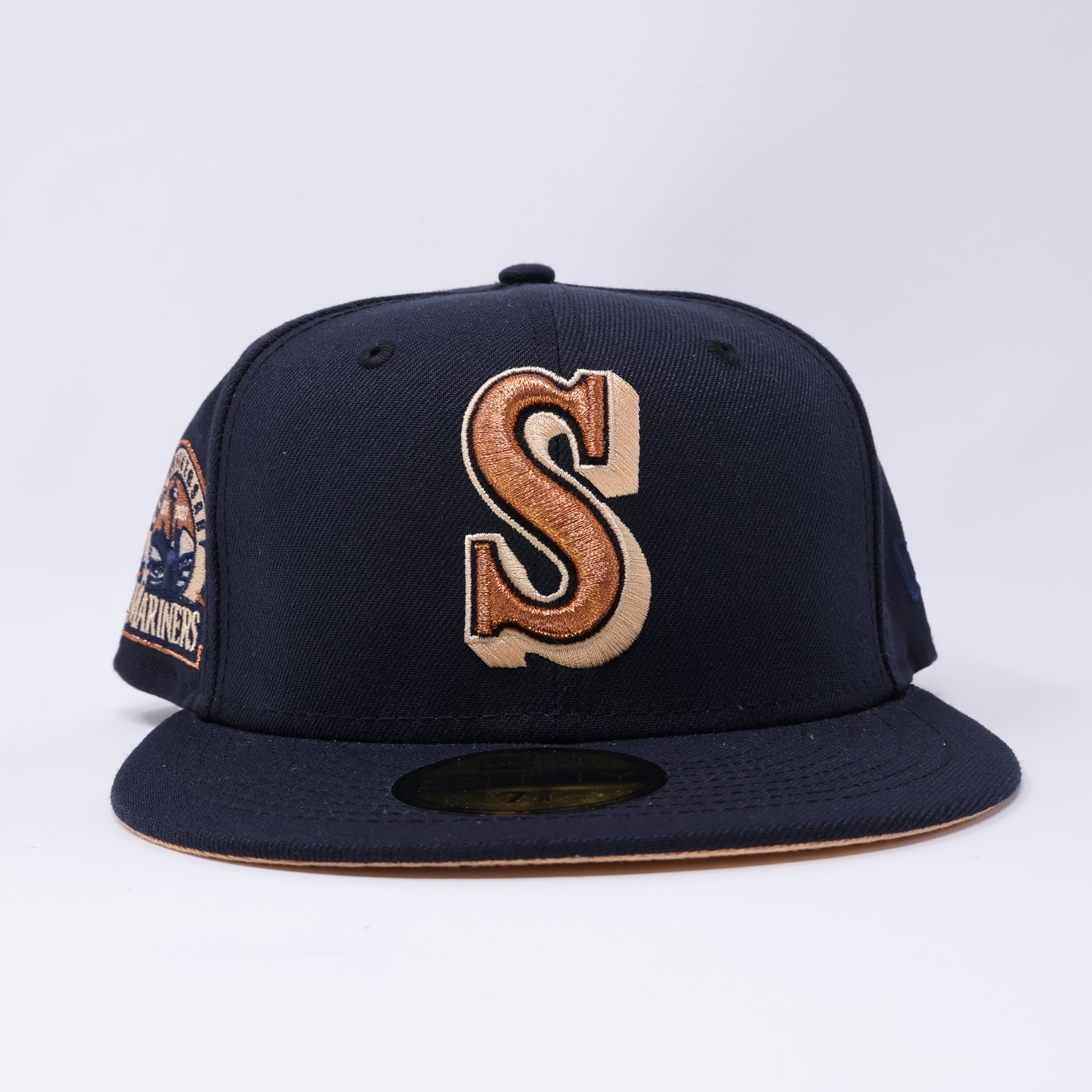 NWT 3/8 Navy Seattle Mariners 30th Anniversary 59fifty New Era Fitted Cap Hat