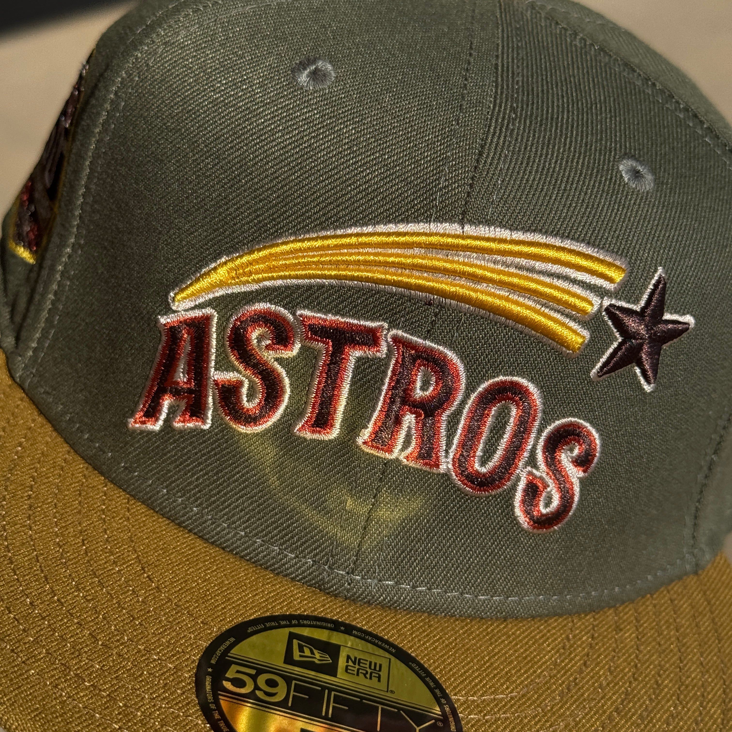 NWT 1/2 Green Houston Astros 50th Anniversary 59fifty New Era Fitted Hat Cap