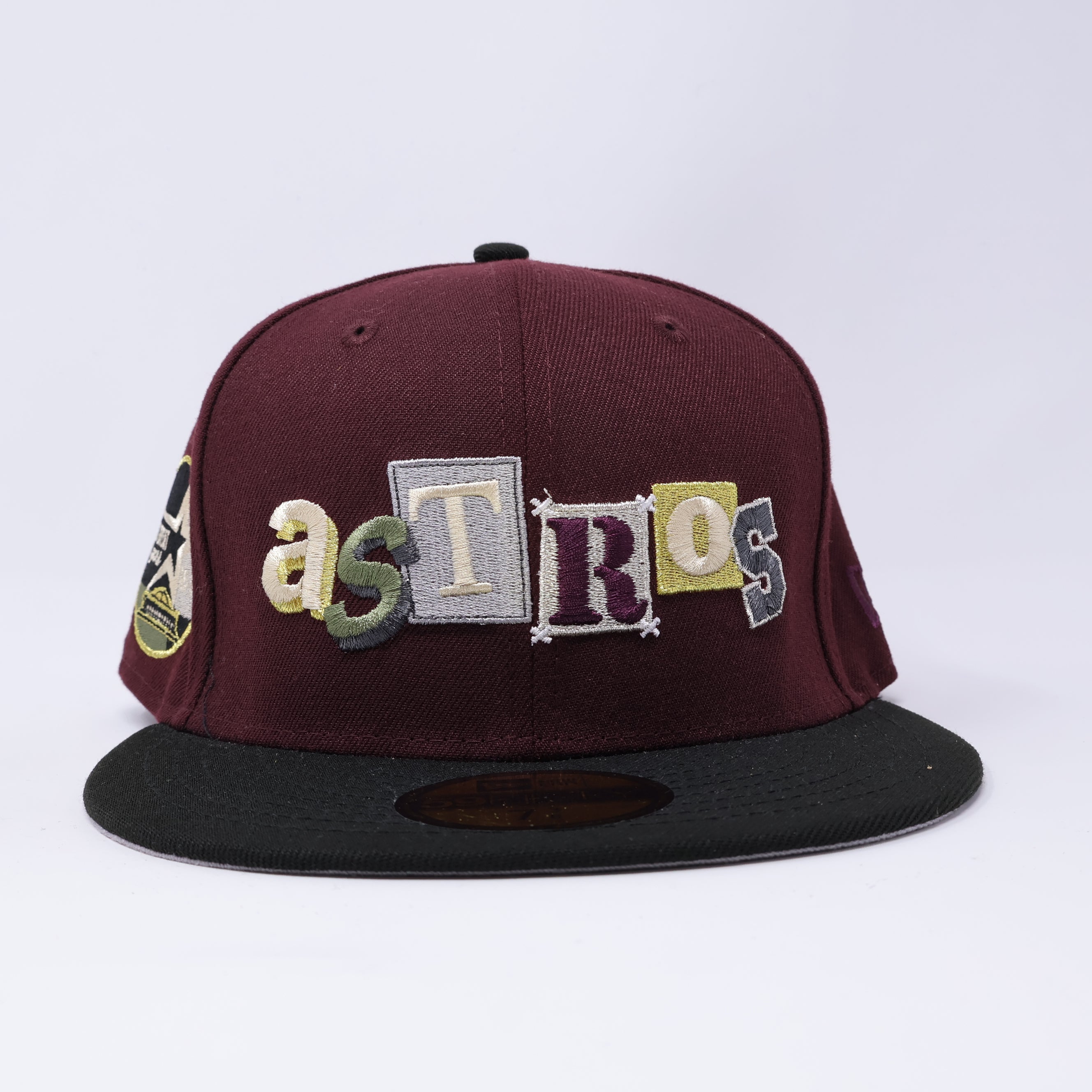 NWT Maroon Houston Astros 35 Great Years 59fifty New Era Fitted Cap Hat