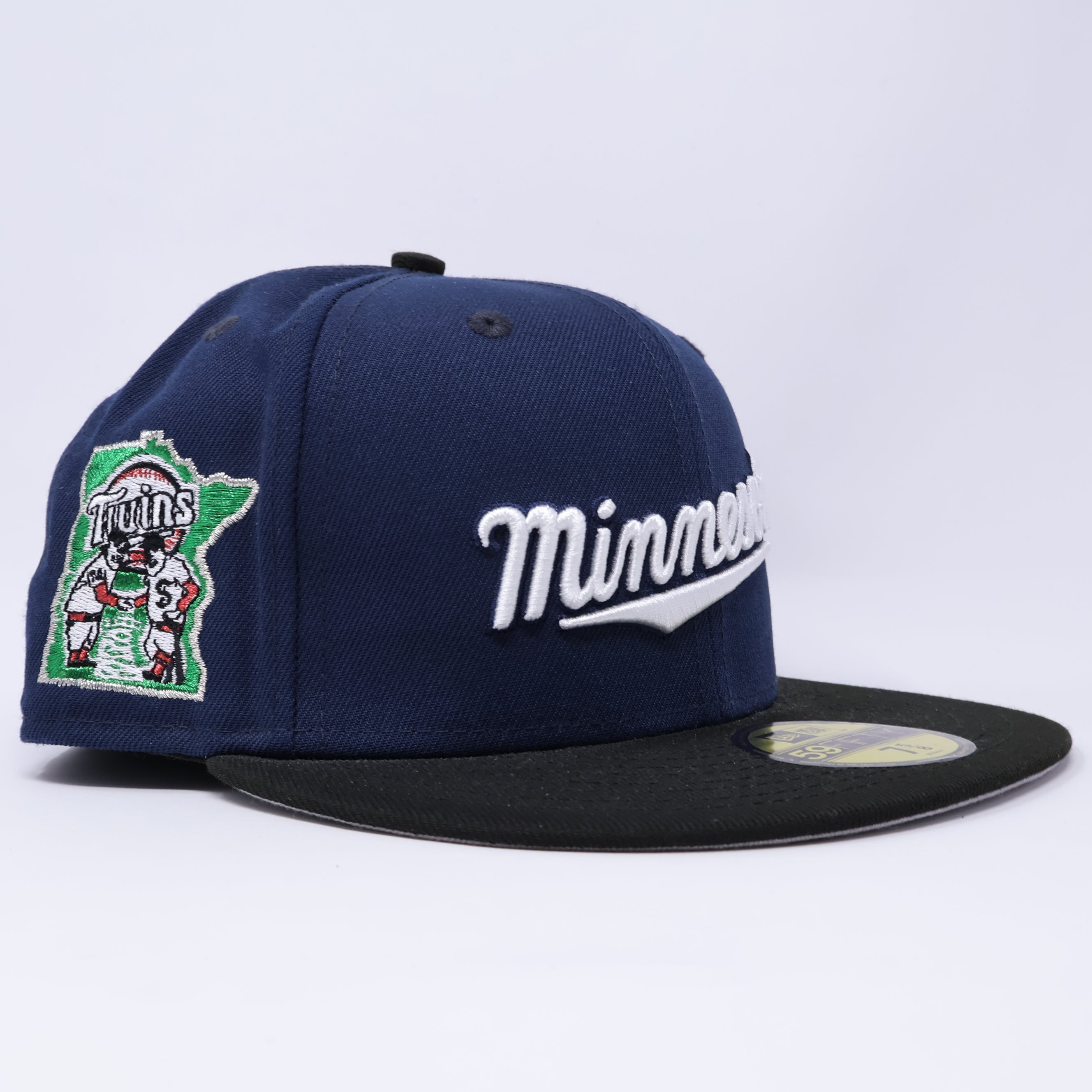 NWT 5/8 Navy Minnesota Twins Handshake 59fifty New Era Fitted Hat Cap