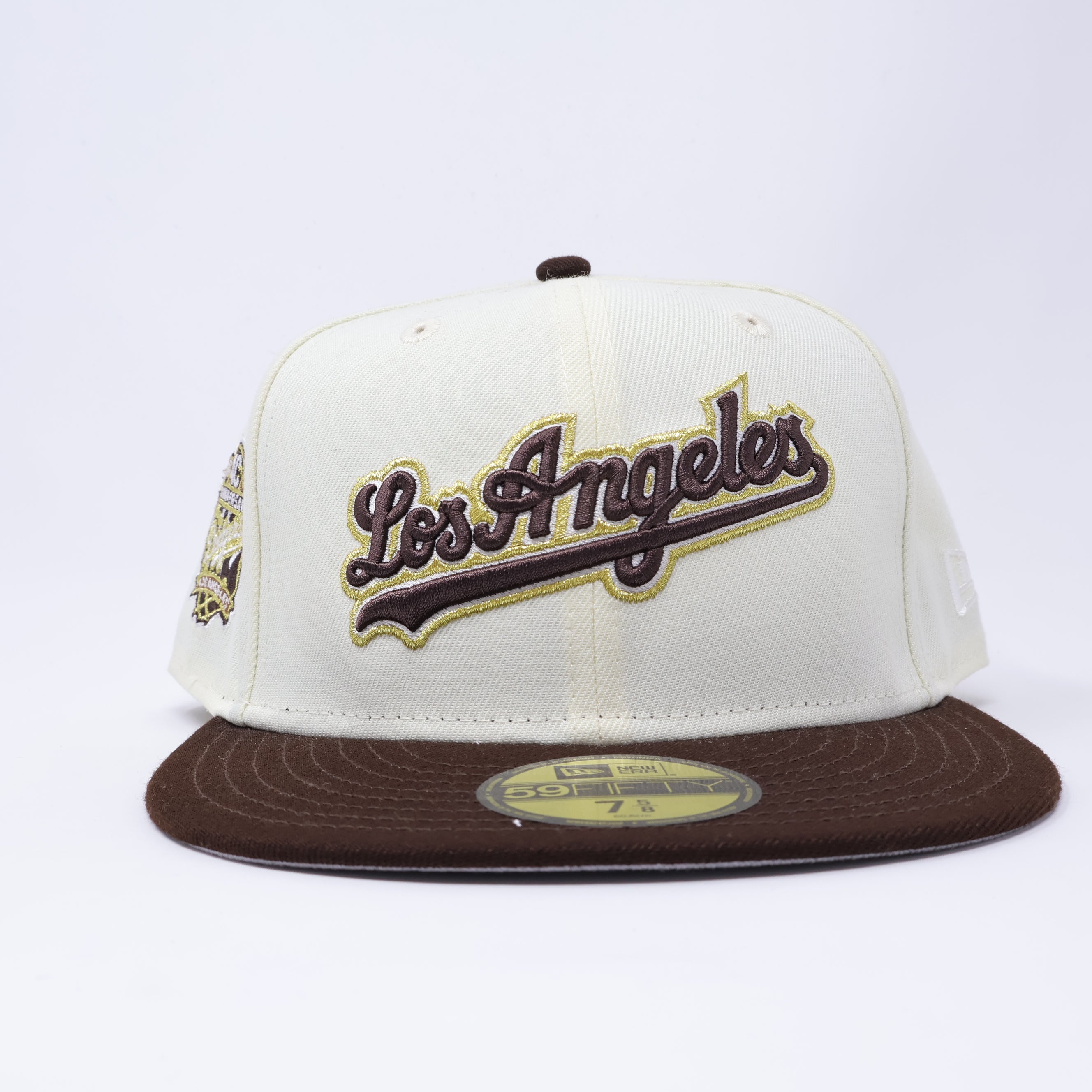 NWT 5/8 Chrome Los Angeles Dodgers 40th Anniversary 59fifty New Era Fitted Hat Cap
