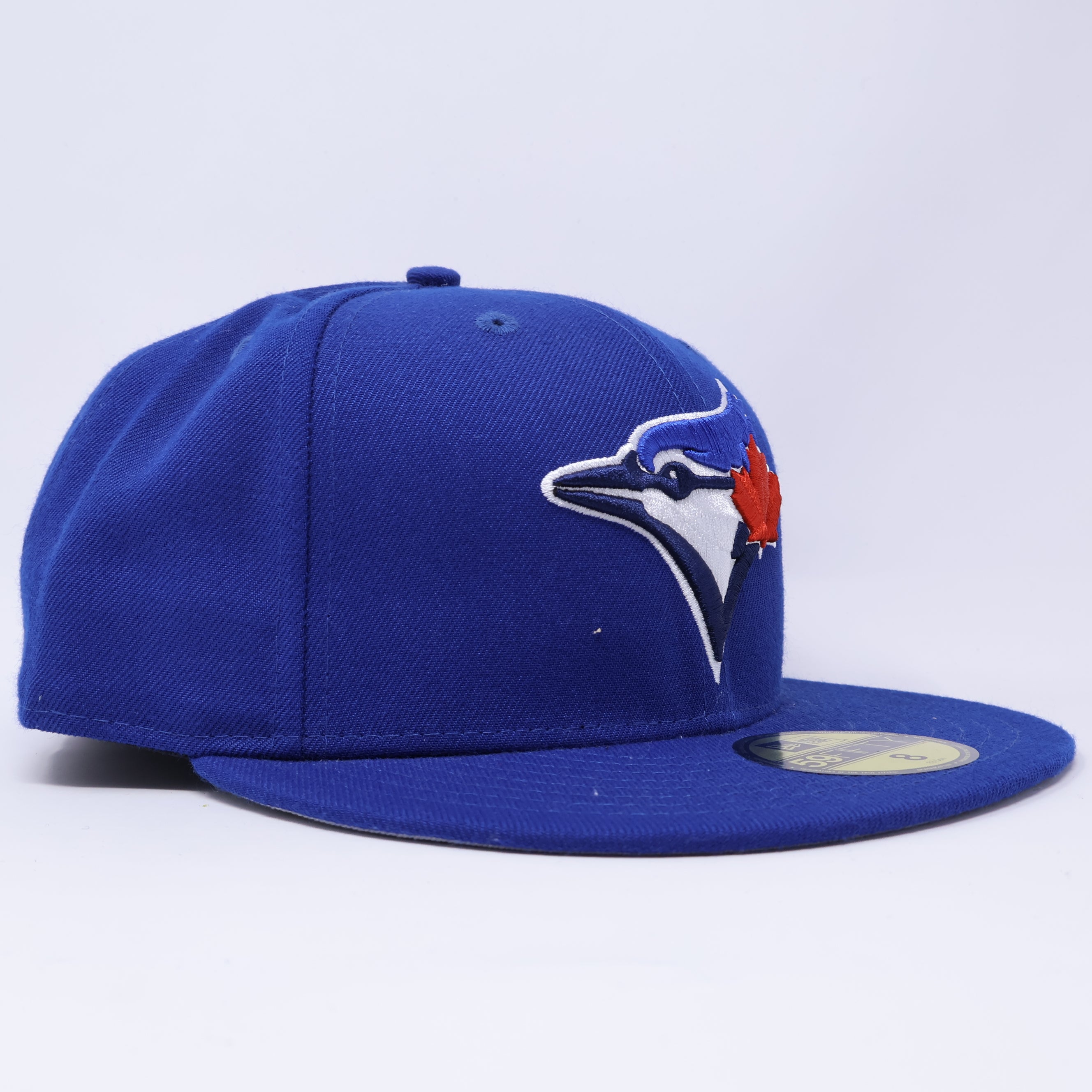 NWT 8 Blue Toronto Blue Jays Simple Clean Dope 59fifty New Era Fitted Hat Cap