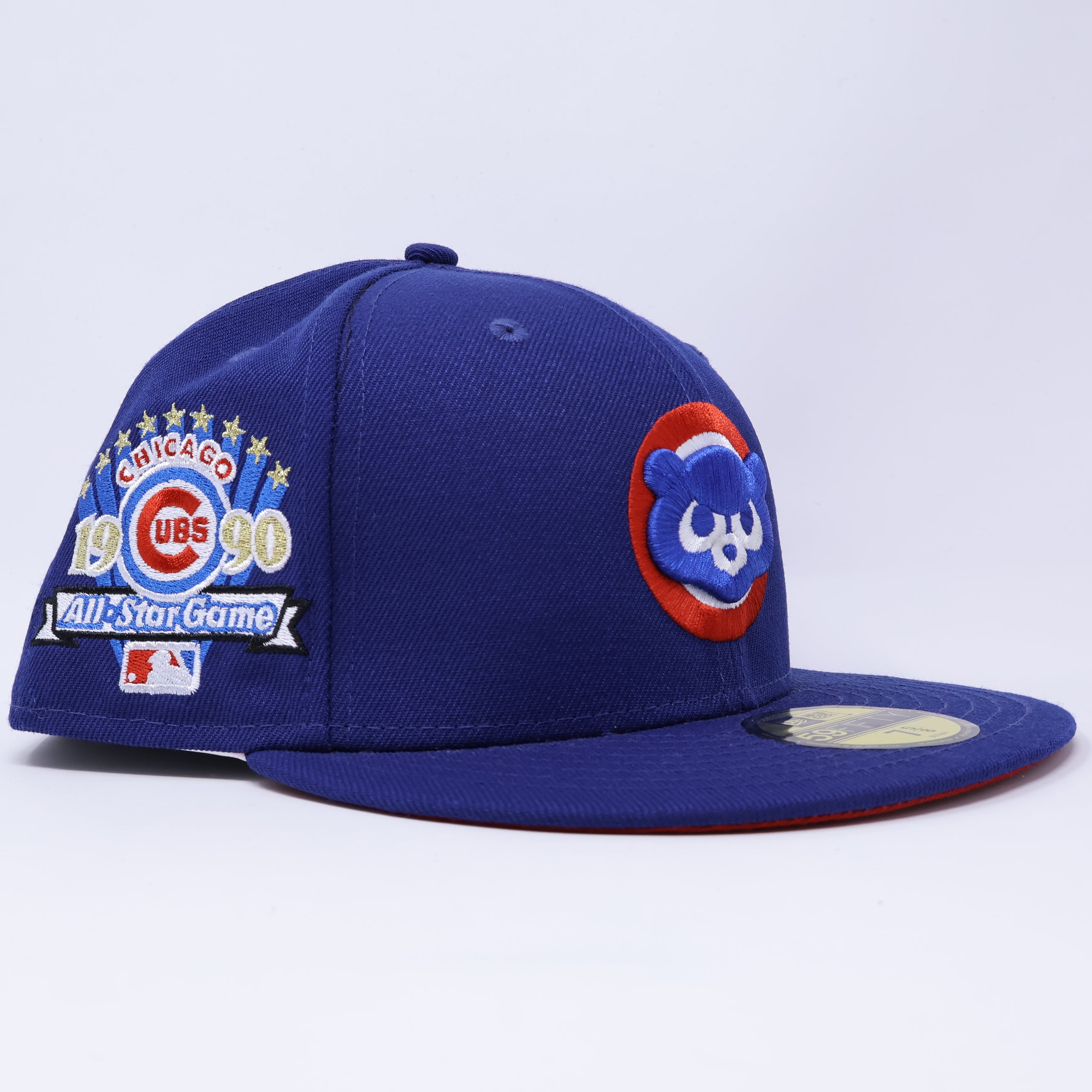 NWT 5/8 Blue Chicago Cubs 1990 All Star Game 59fifty New Era Fitted Hat Cap