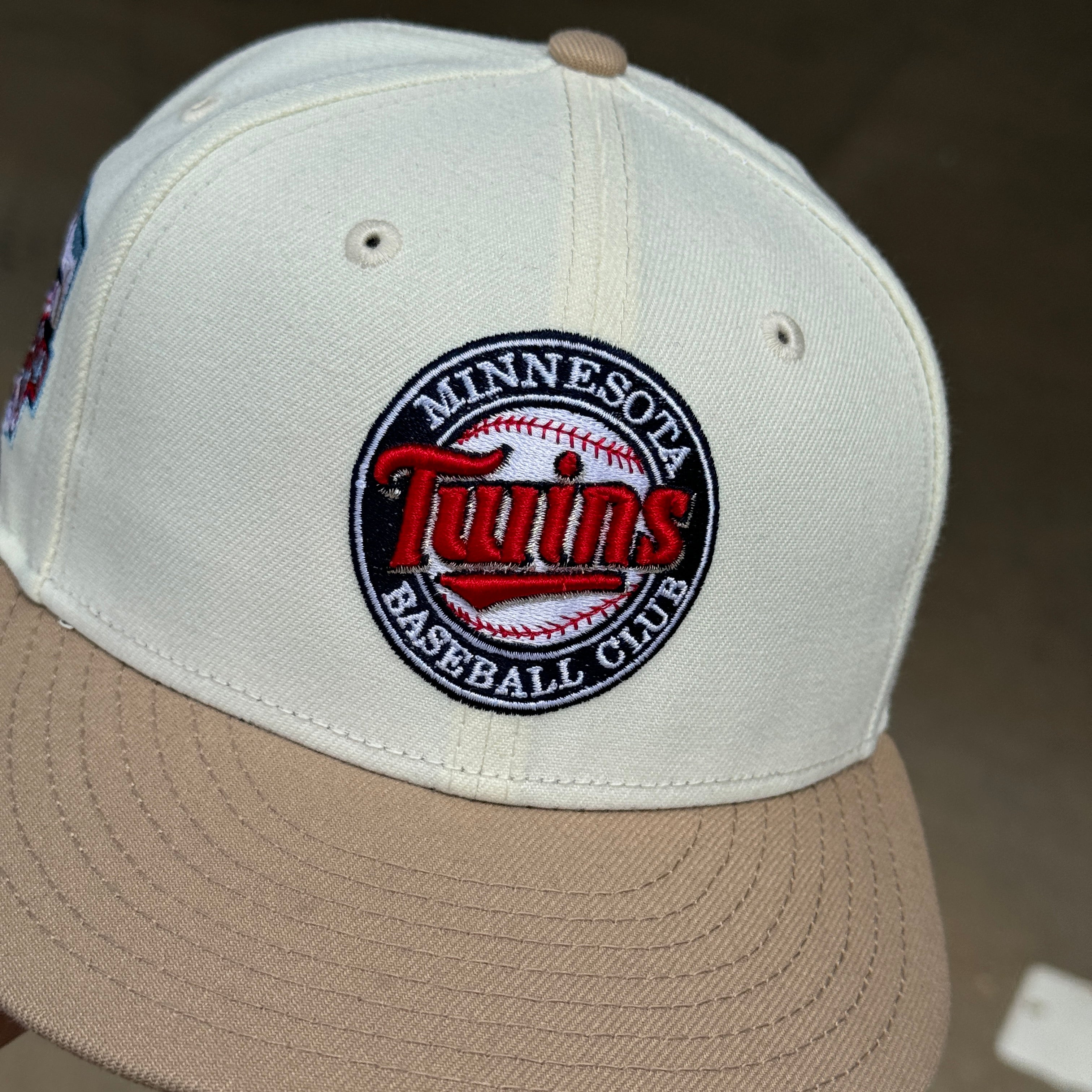 USED 1/8 Chrome Minnesota Twins All Star Game 2014 59fifty New Era Fitted Hat Cap