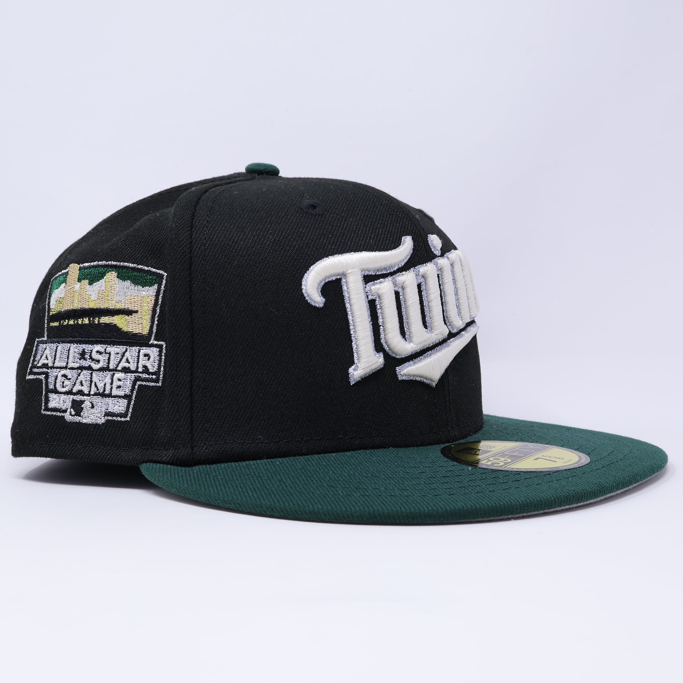 NWT 5/8 Black Minnesota Twins 2014 All Star Game 59fifty New Era Fitted Hat Cap
