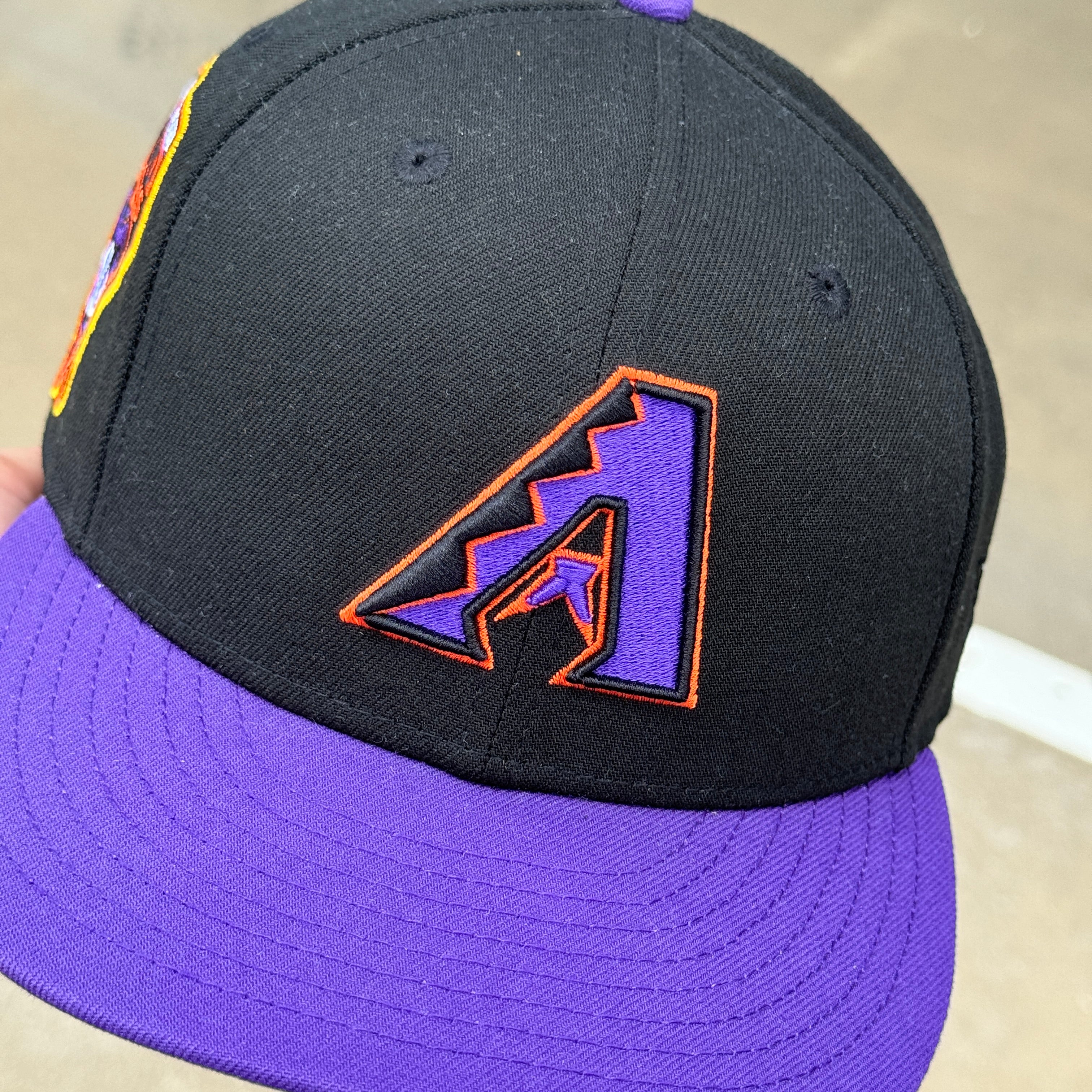 USED 1/8 Black Arizona Diamondbacks 1998 Inaugural Season 59fifty New Era Fitted Hat Cap