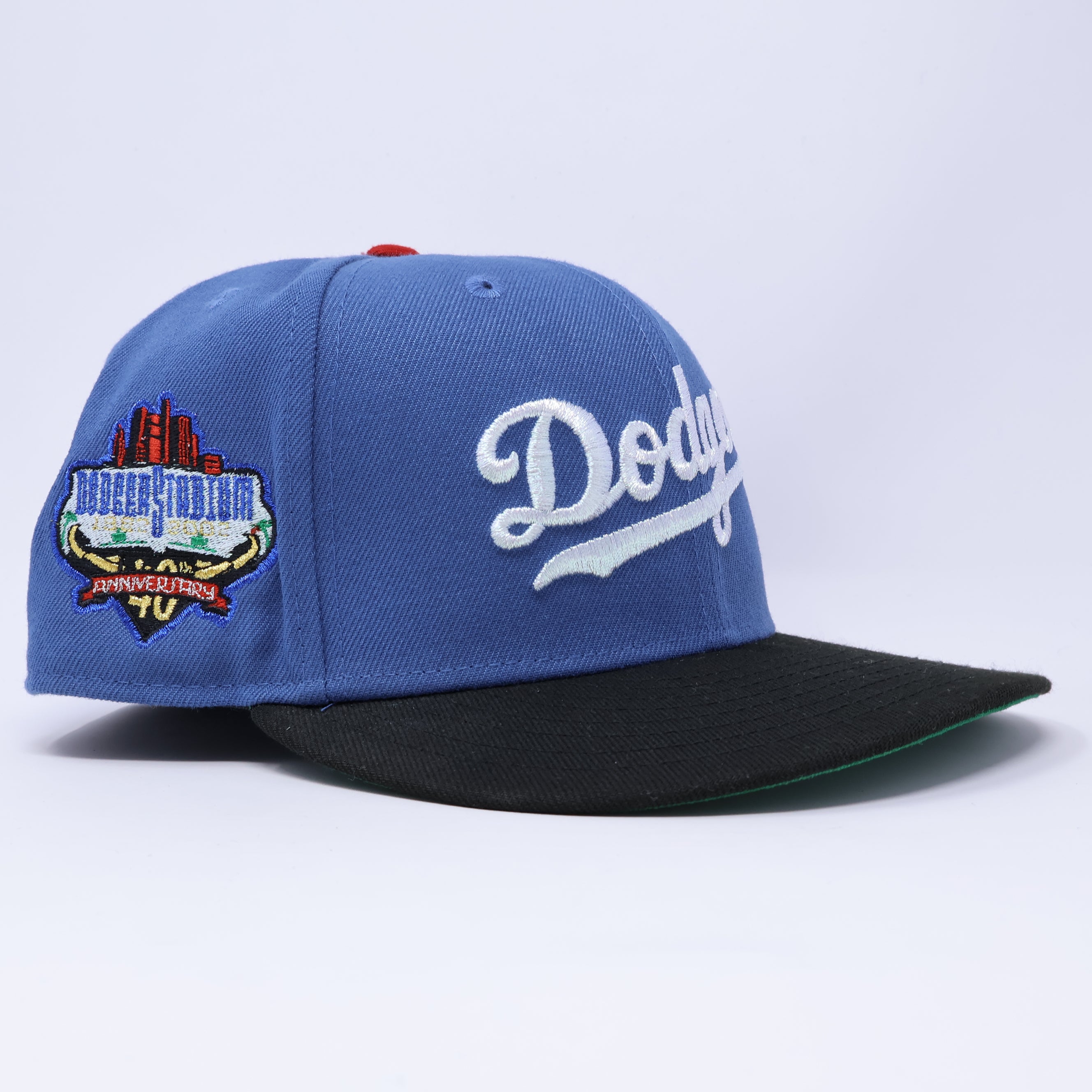 USED 7 Blue Los Angeles Dodgers 40th Year Anniversary 59fifty New Era Fitted Hat Cap