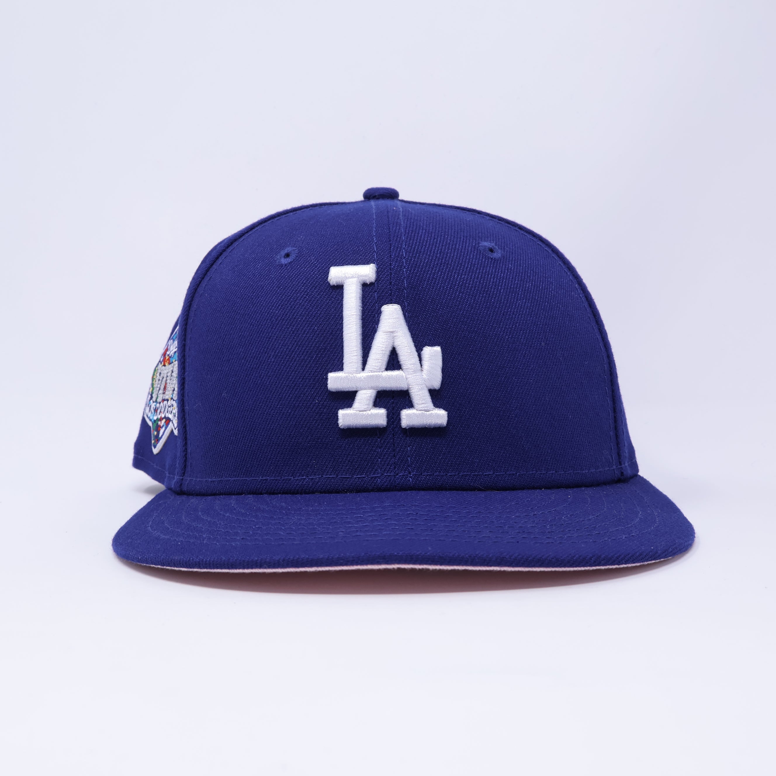 USED 7 Blue Los Angeles Dodgers Viva Los Dodgers 59fifty New Era Fitted Hat Cap
