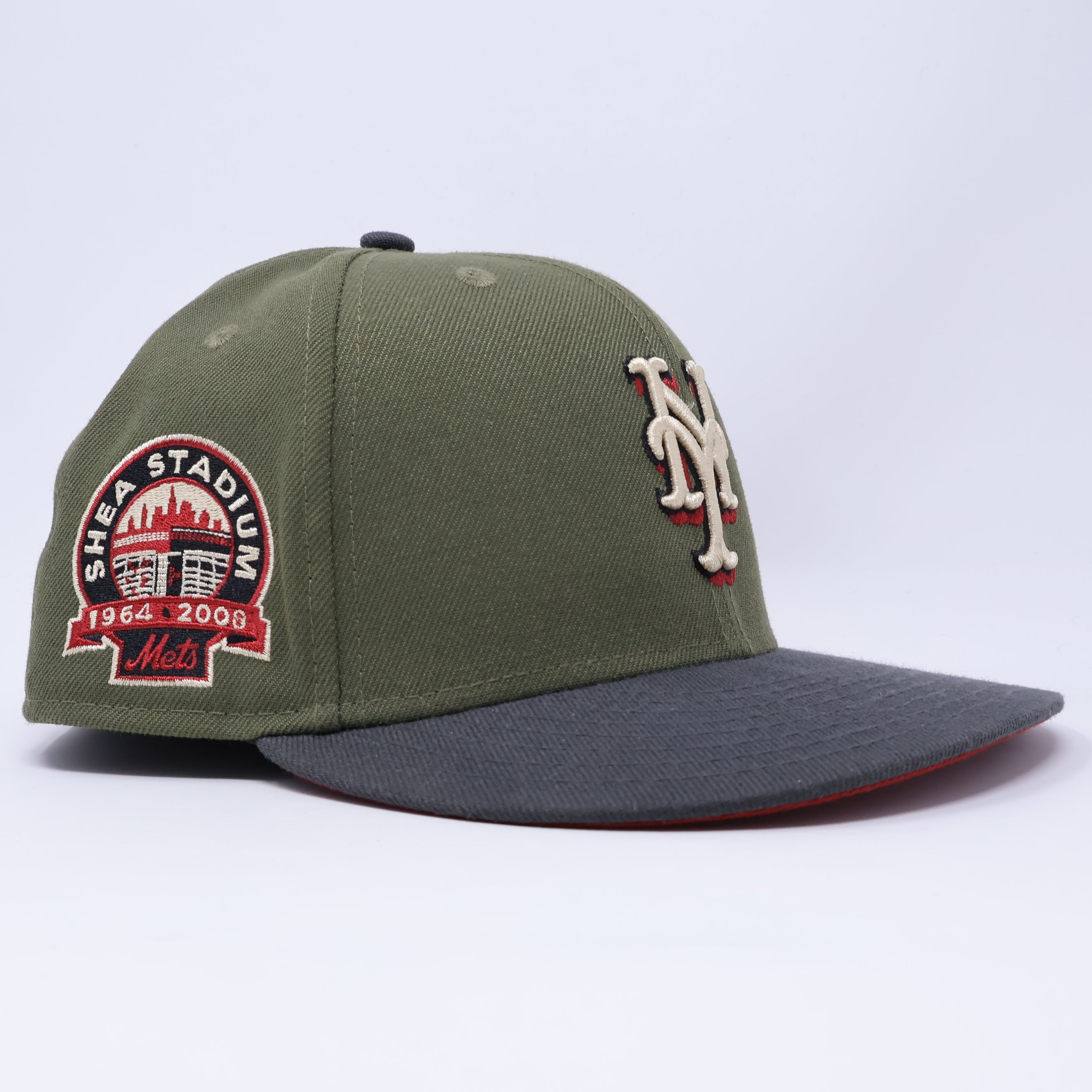 USED 1/8 Green New York Mets Shia Stadium 59fifty New Era Fitted Hat Cap