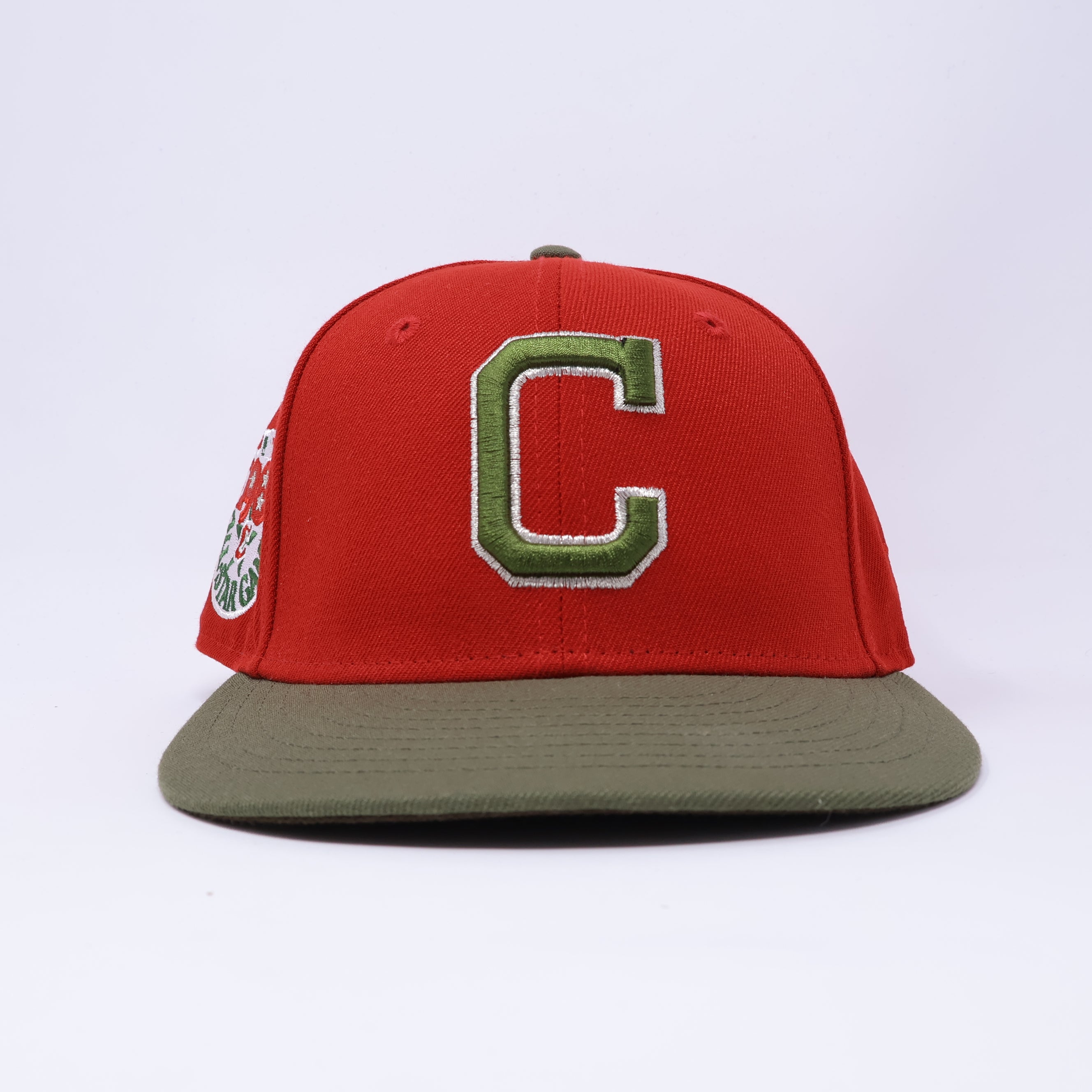 USED 7 Red Cleveland Indians 1981 all-star game 59fifty New Era Fitted Hat Cap