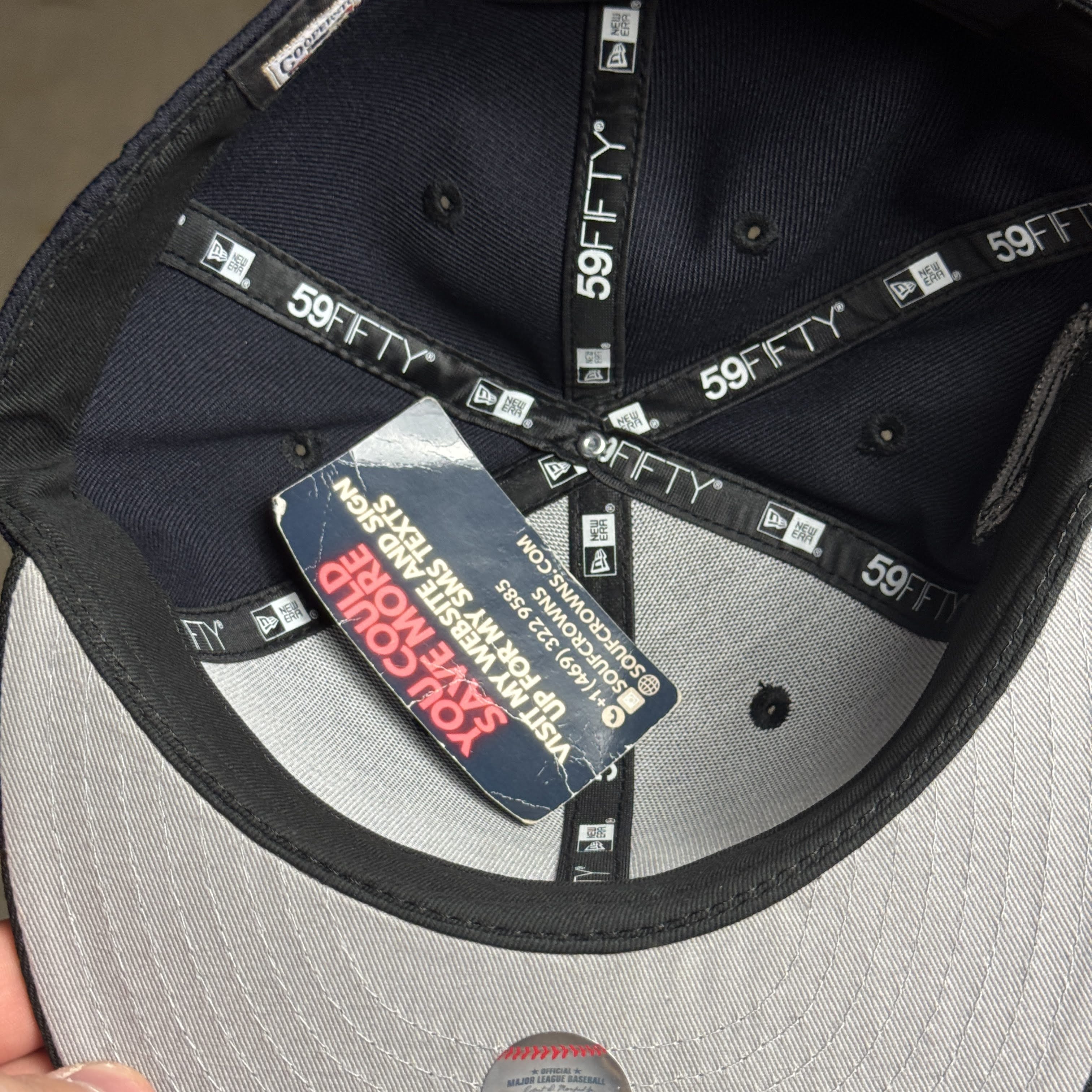 NWT 1/2 Navy New york Yankees Stadium 59fifty New Era Fitted Hat Cap