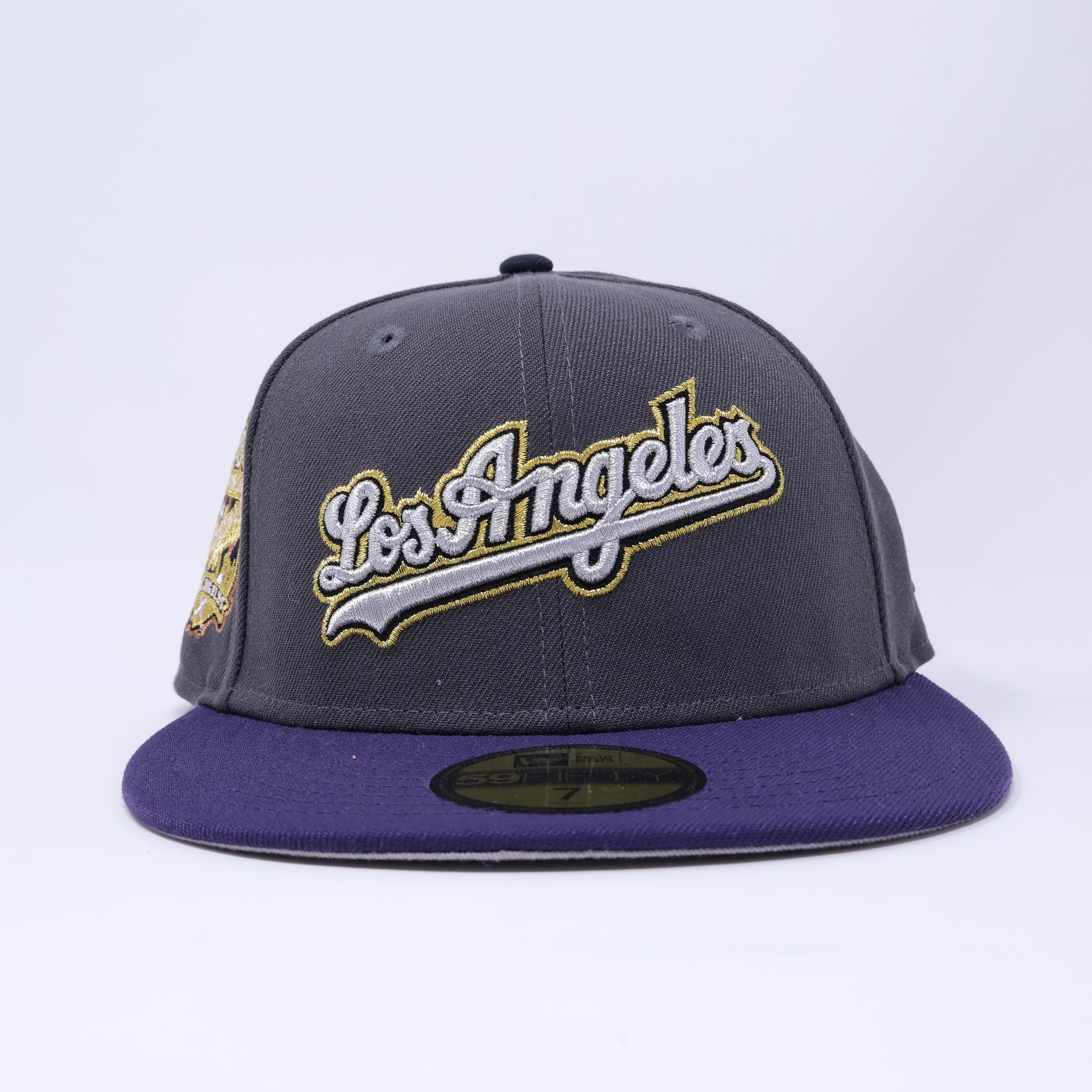 NWT 7 Gray Los Angeles Dodgers 40th Anniversary 59fifty New Era Fitted Hat Cap