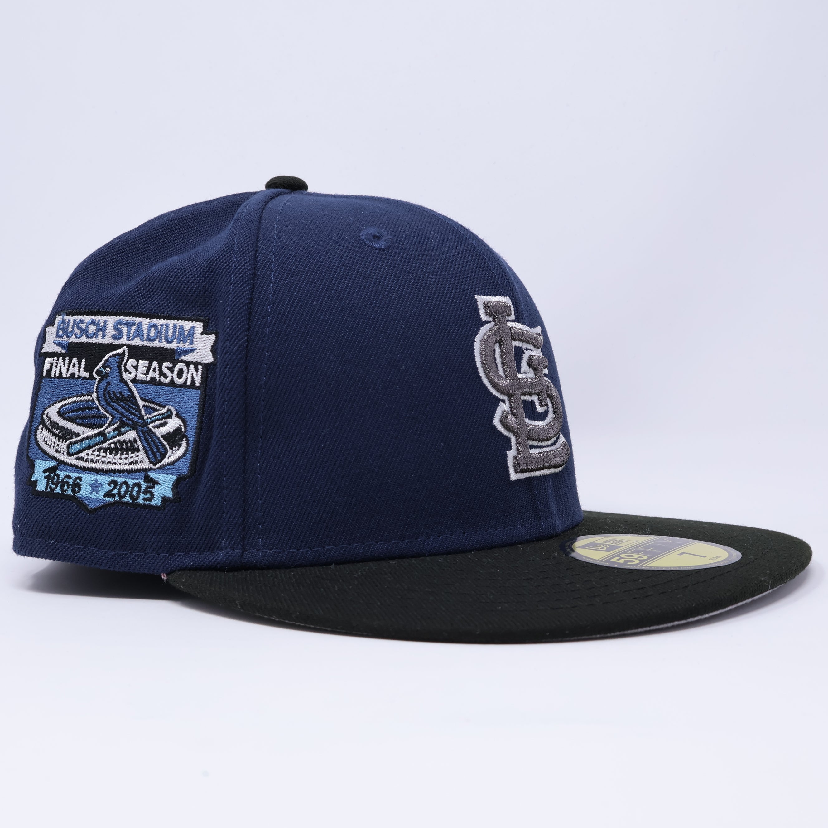NWT 7 Navy St. Louis Cardinals Bush Stadium 59fifty New Era Fitted Hat Cap
