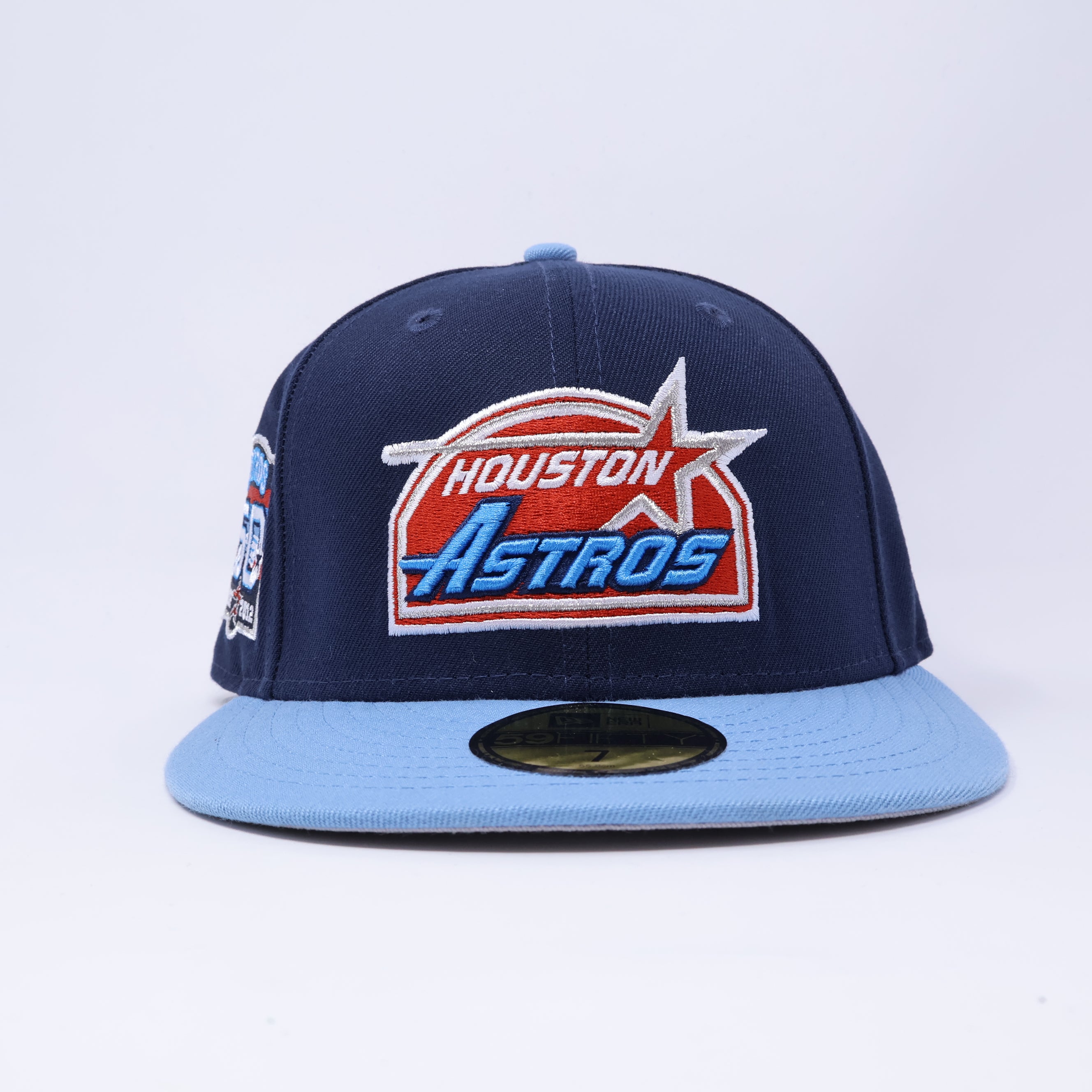 NWT 7 Navy Houston Astros 50th Anniversary 59fifty New Era Fitted Hat Cap