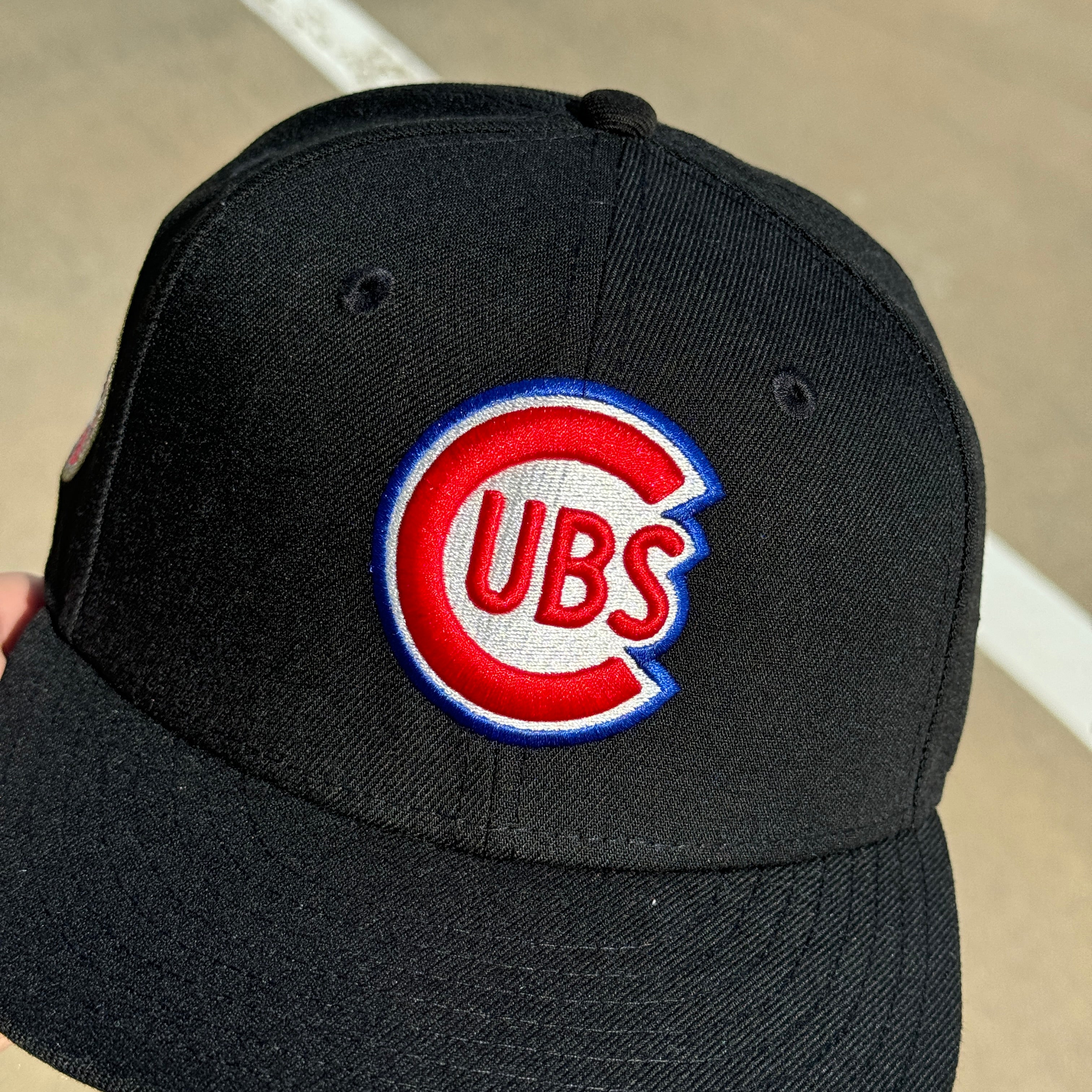 USED 1/8 Black Chicago Cubs 1947 All Star Game 59fifty New Era Fitted Hat Cap