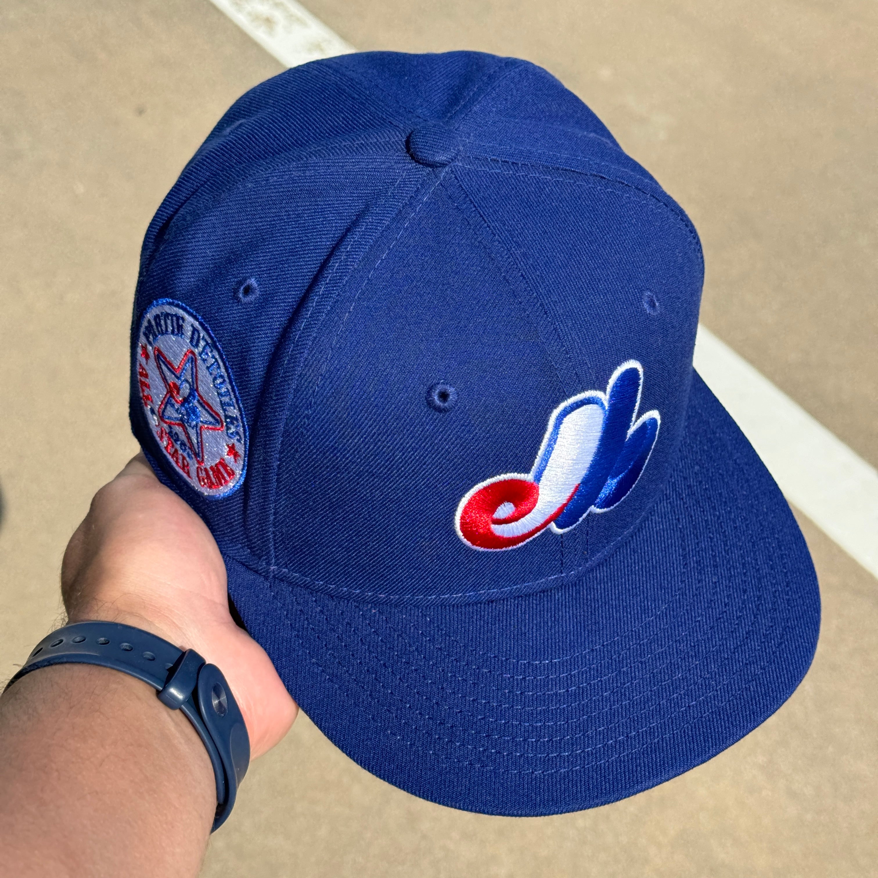 USED 1/8 Blue Montreal Toronto Expos 1982 All Star Game 59fifty New Era Fitted Hat Cap