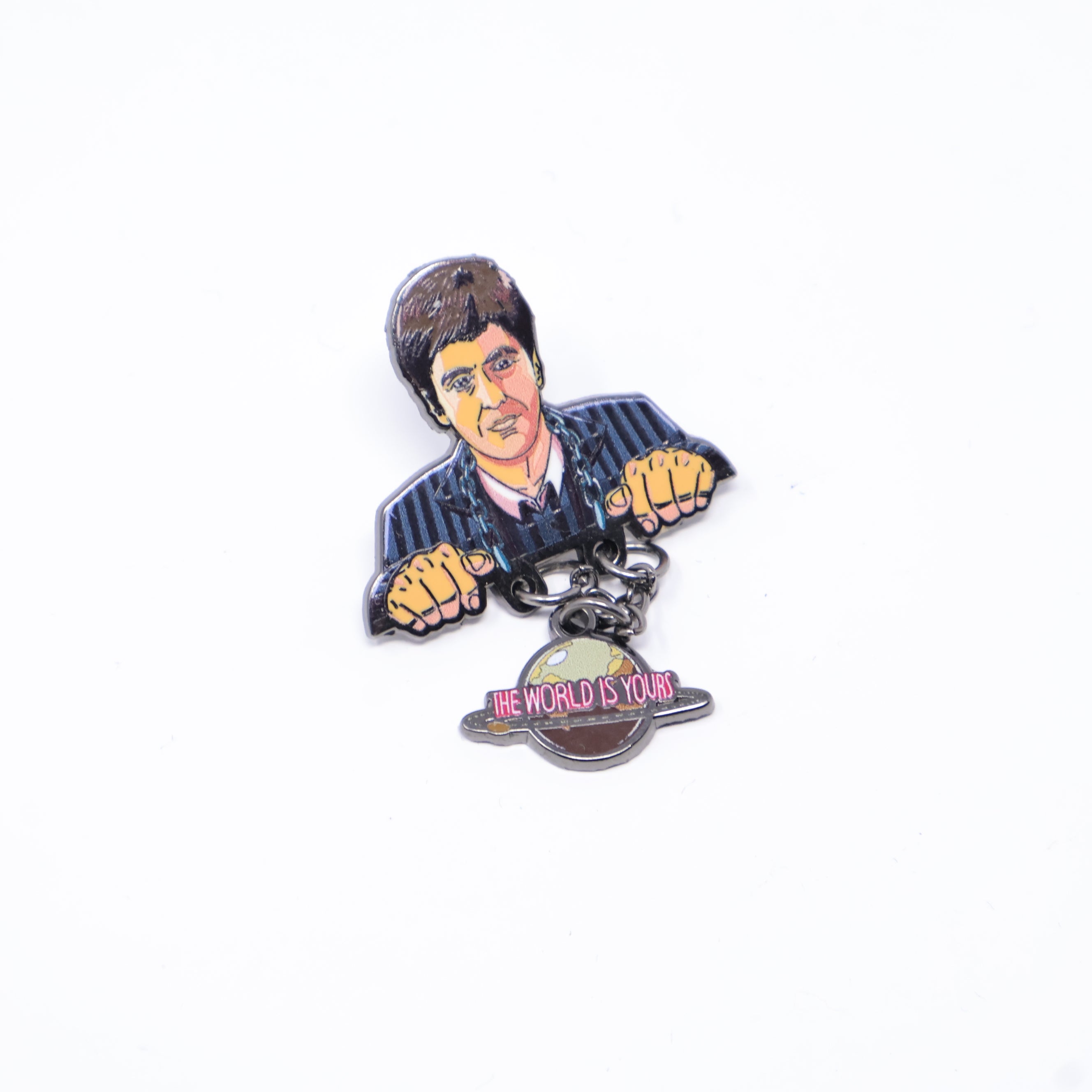 Tony Montana Scarface Chain Pin