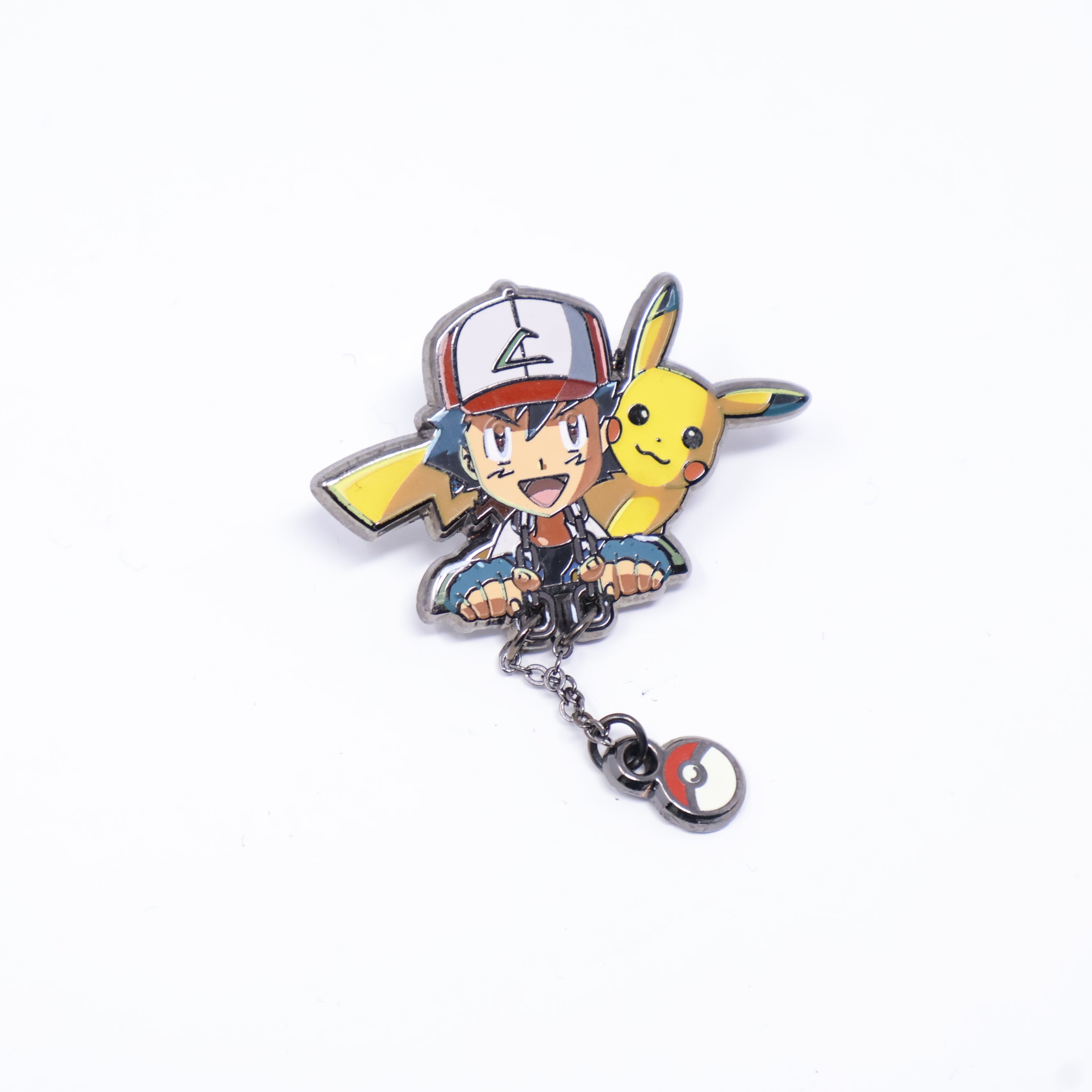 Ash Ketchum Pokemon Chain Pin