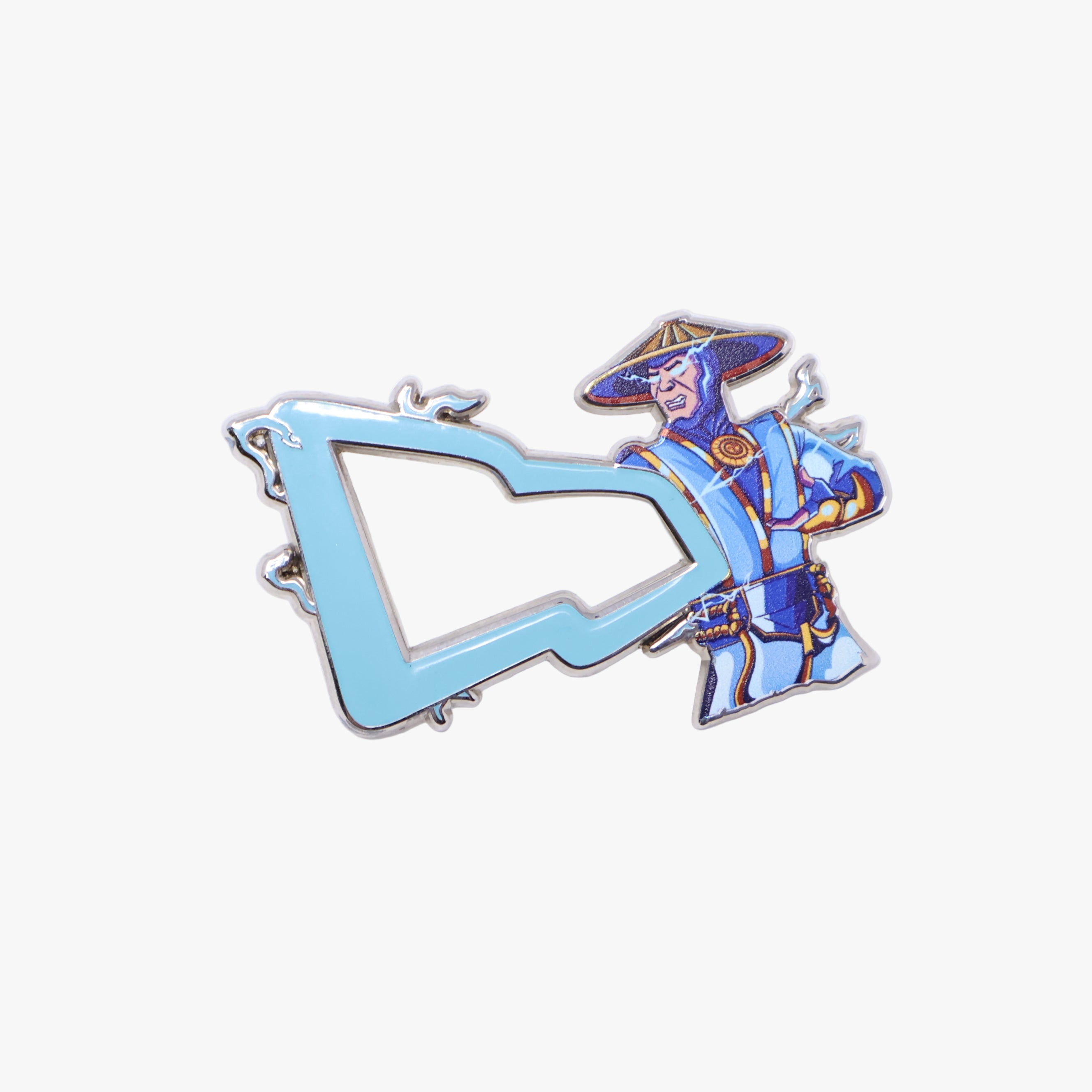 Raiden Mortal Kombat New Era Flag Pin