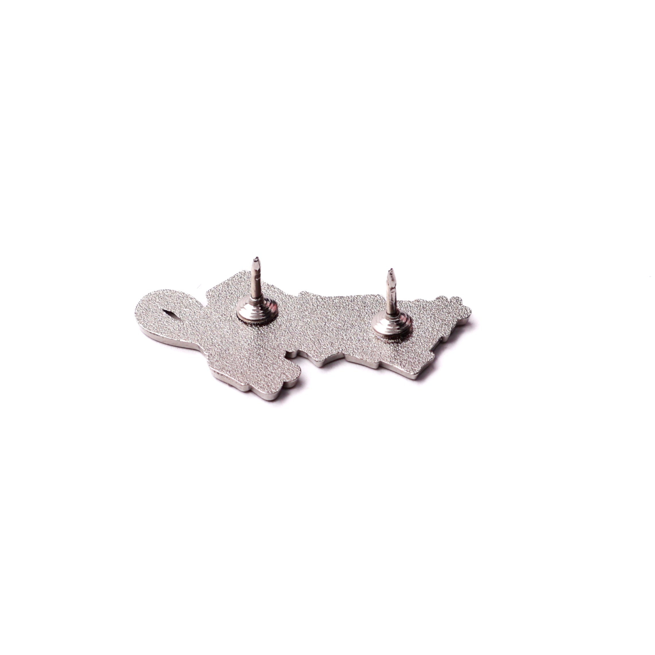 Black Paisley "PLUG" Script Pin