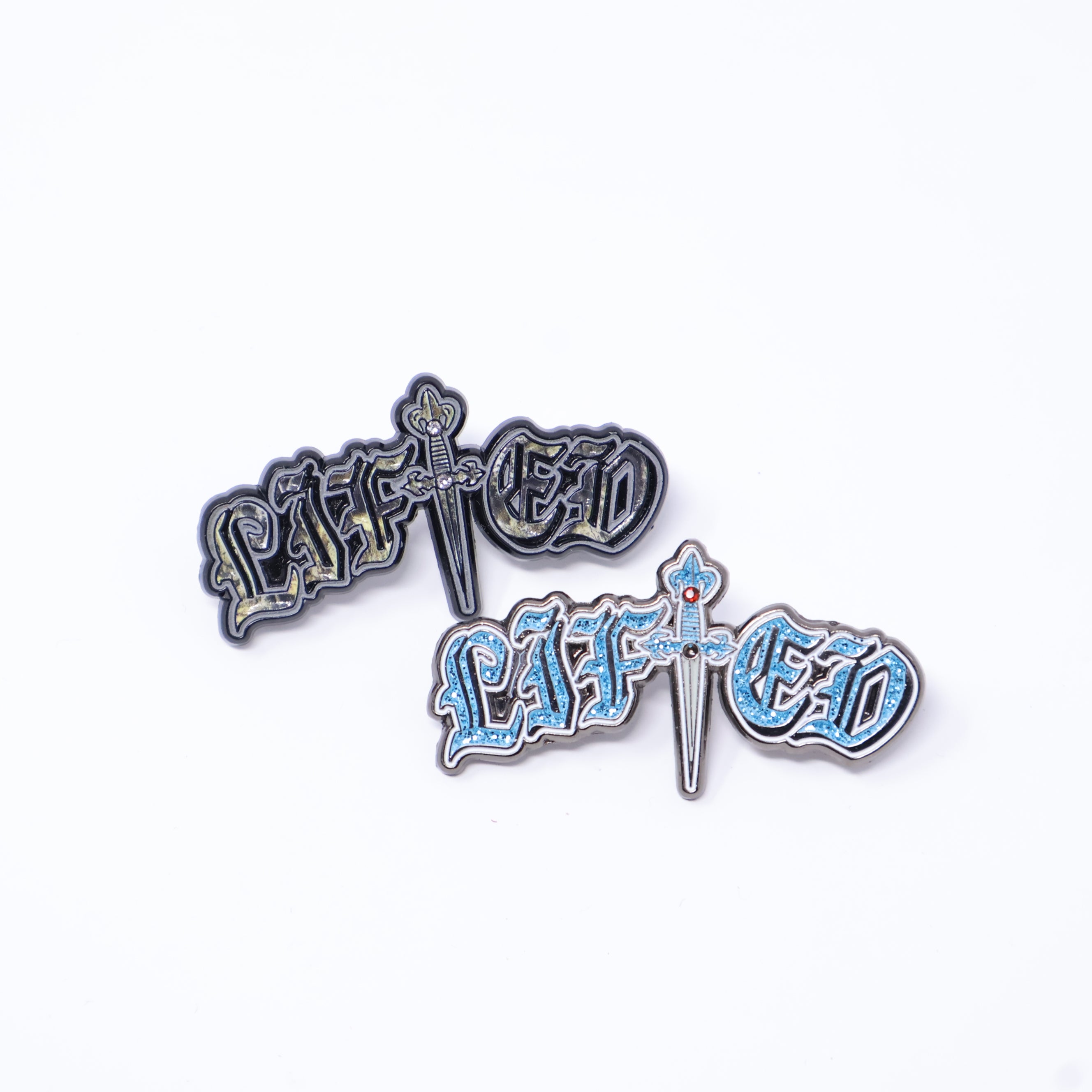Lifted Script Pins